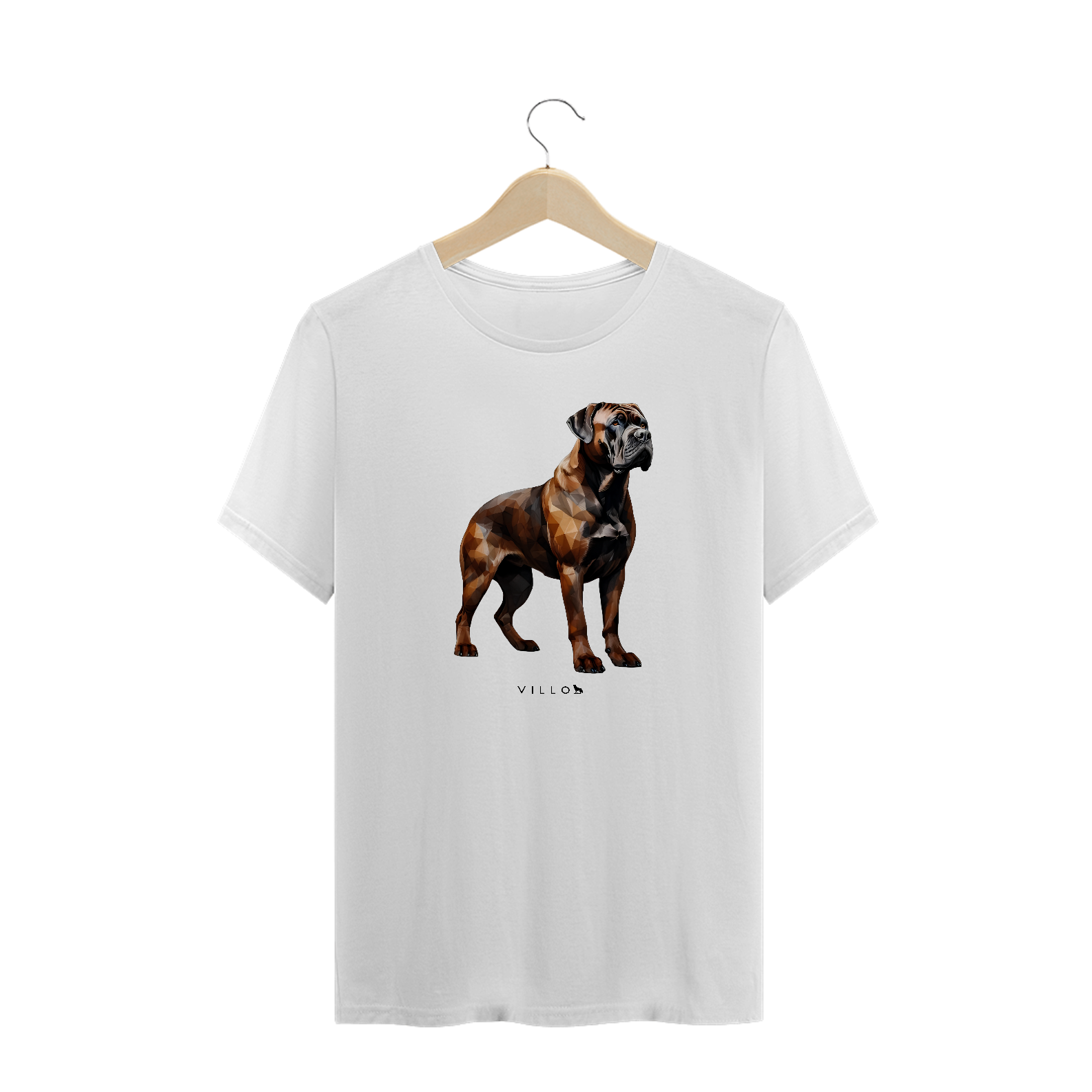 Camiseta Confort Mastim Fila Brasileiro Plus