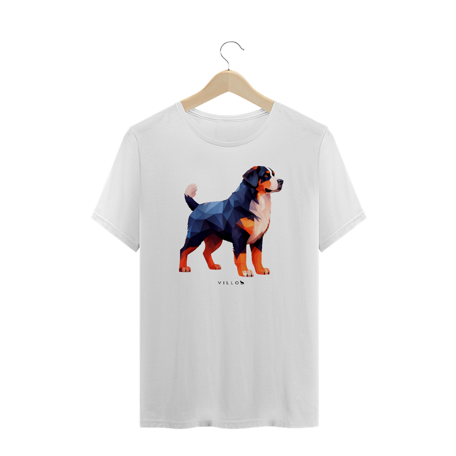 Camiseta Confort Bernese (Boiadeiro de Berna) Plus Size