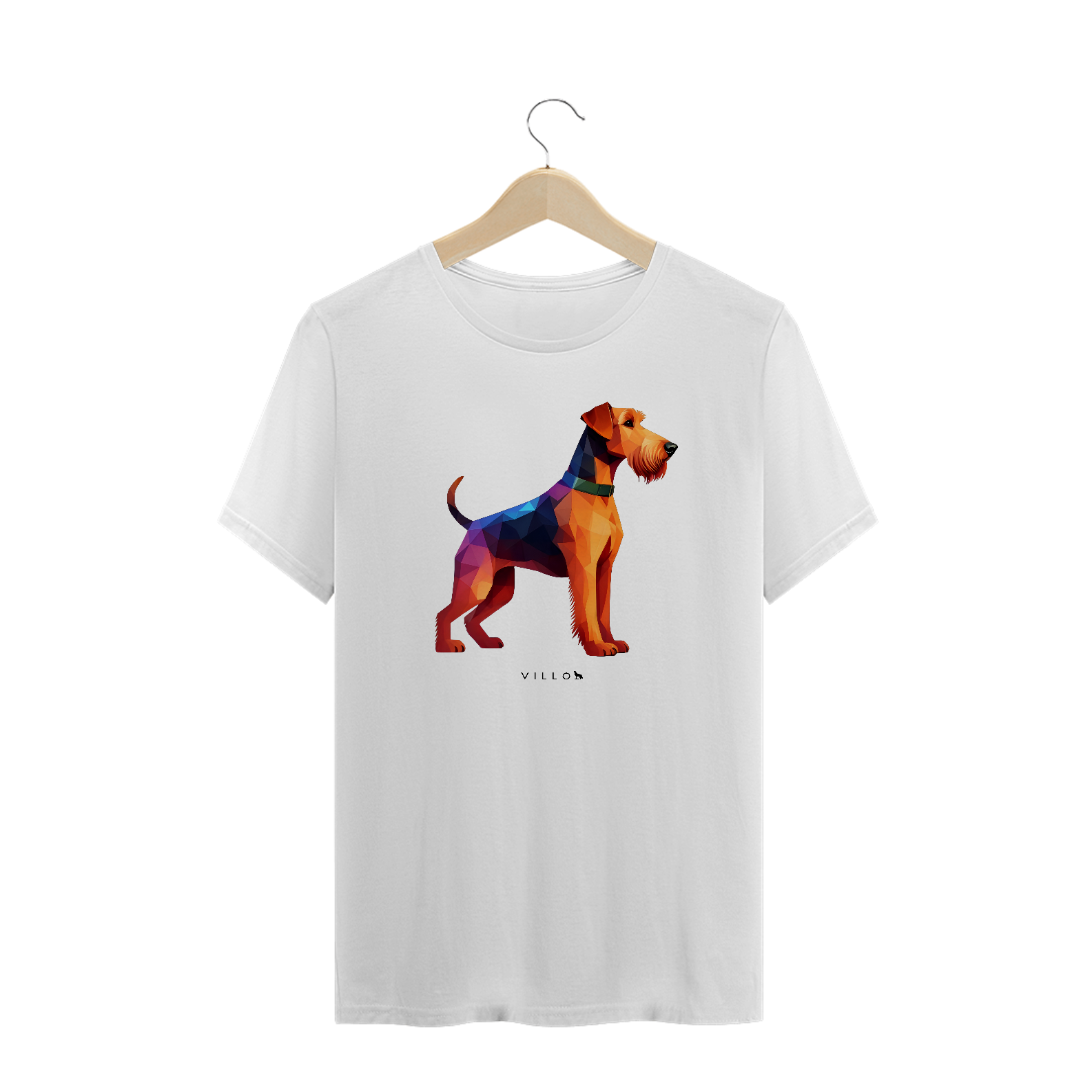 Camiseta Confort Airedale Terrier Plus Size