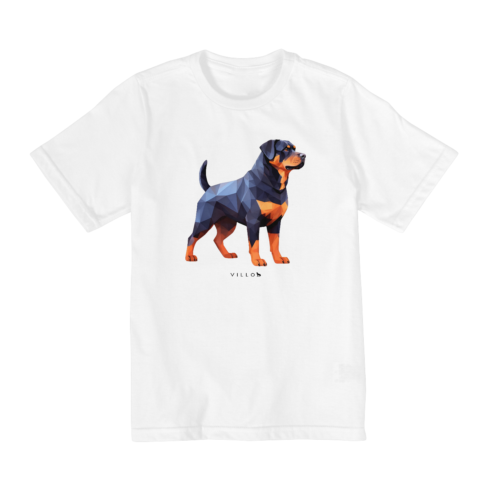 Camiseta Infantil Confort - De 2 a 8 anos Rottweiler