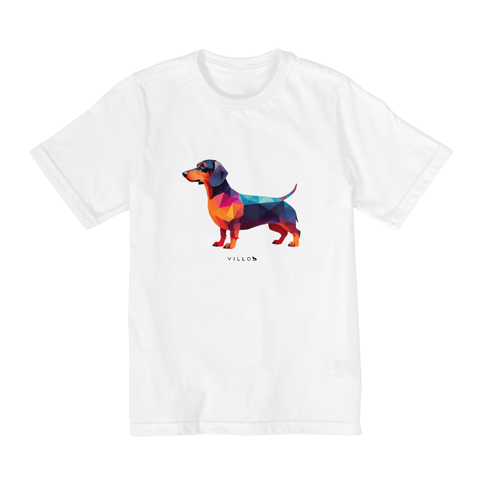 Camiseta Infantil Confort - De 2 a 8 anos Dachshund