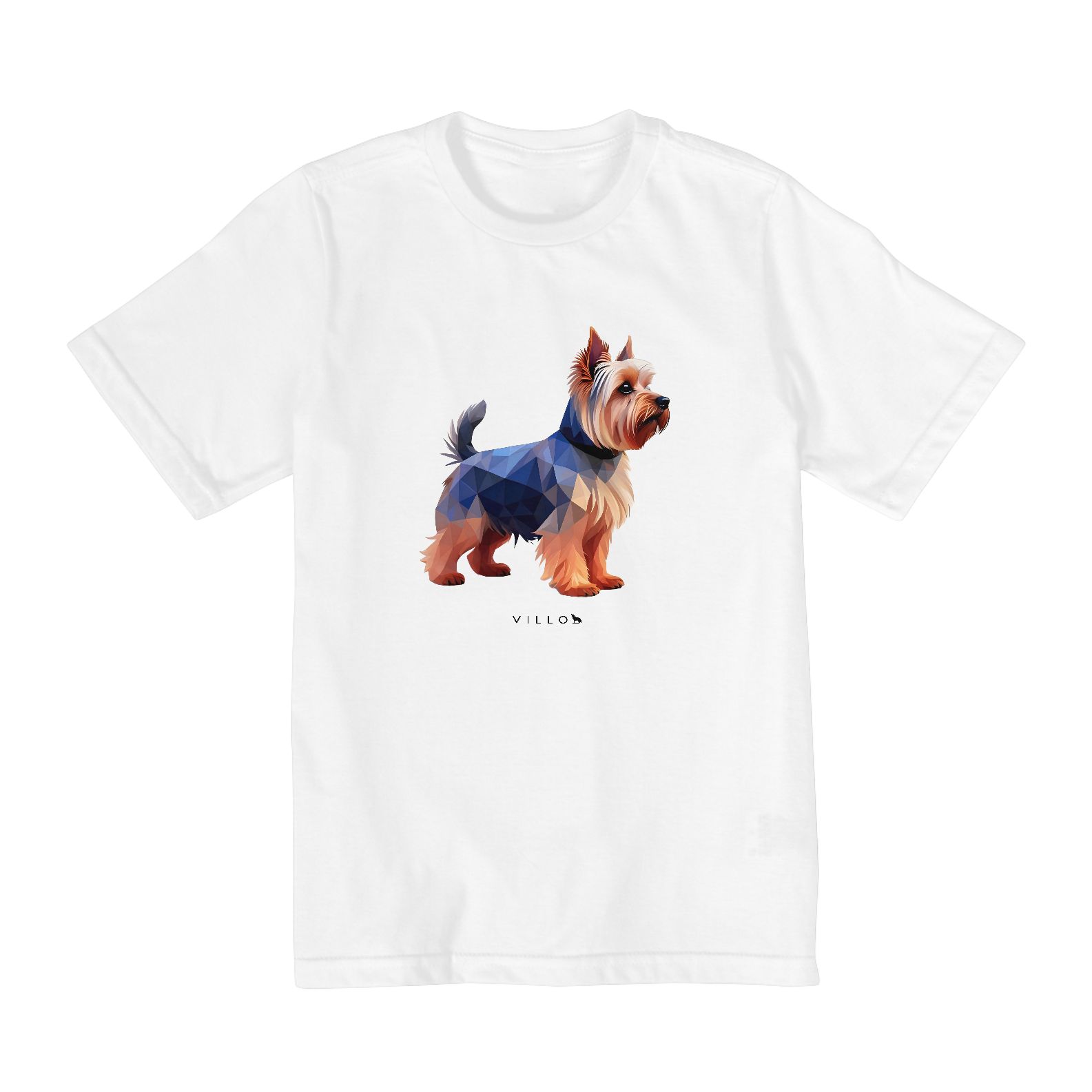 Camiseta Infantil Confort - De 2 a 8 anos Yorkshire Terrier