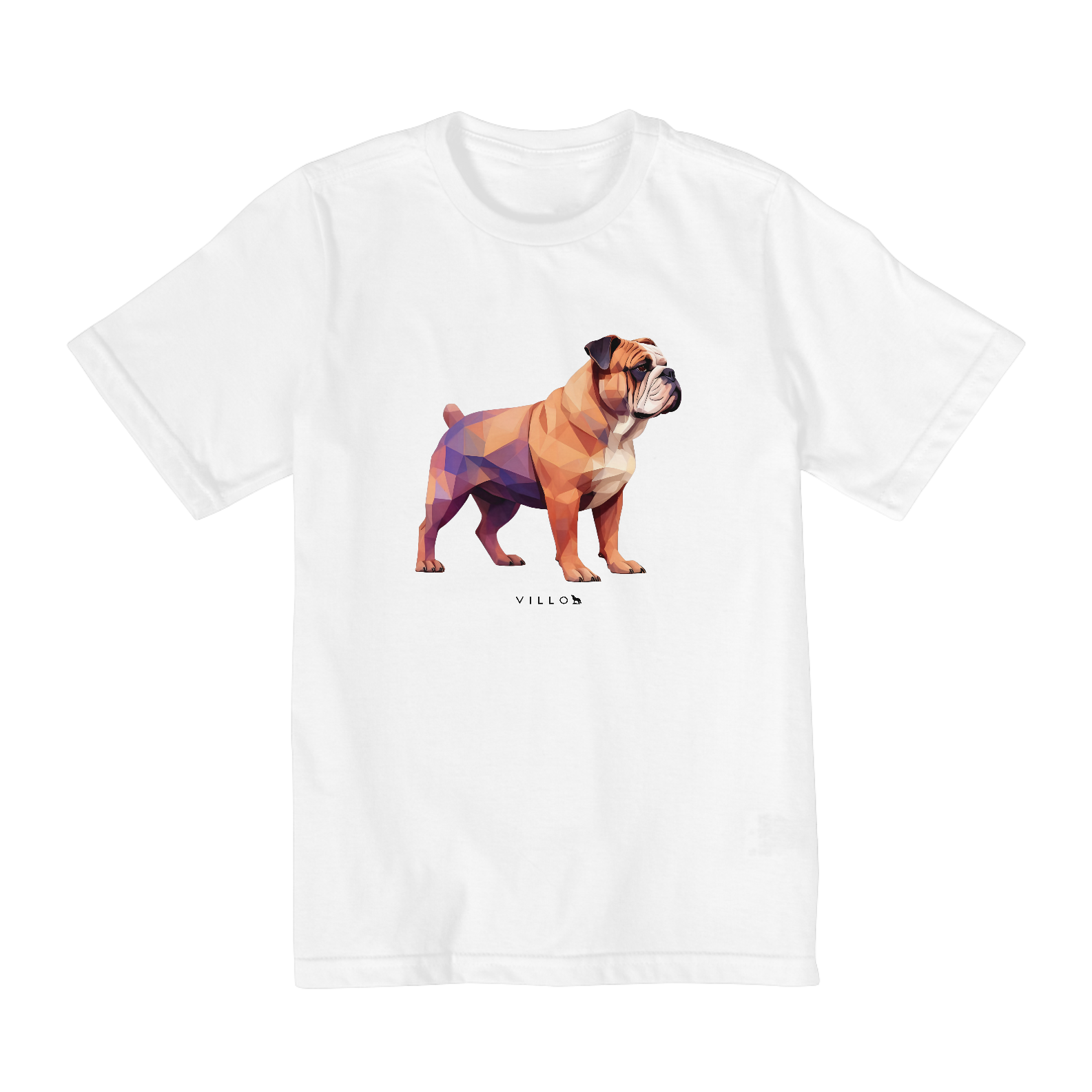 Camiseta Infantil Confort - De 2 a 8 anos Bulldog