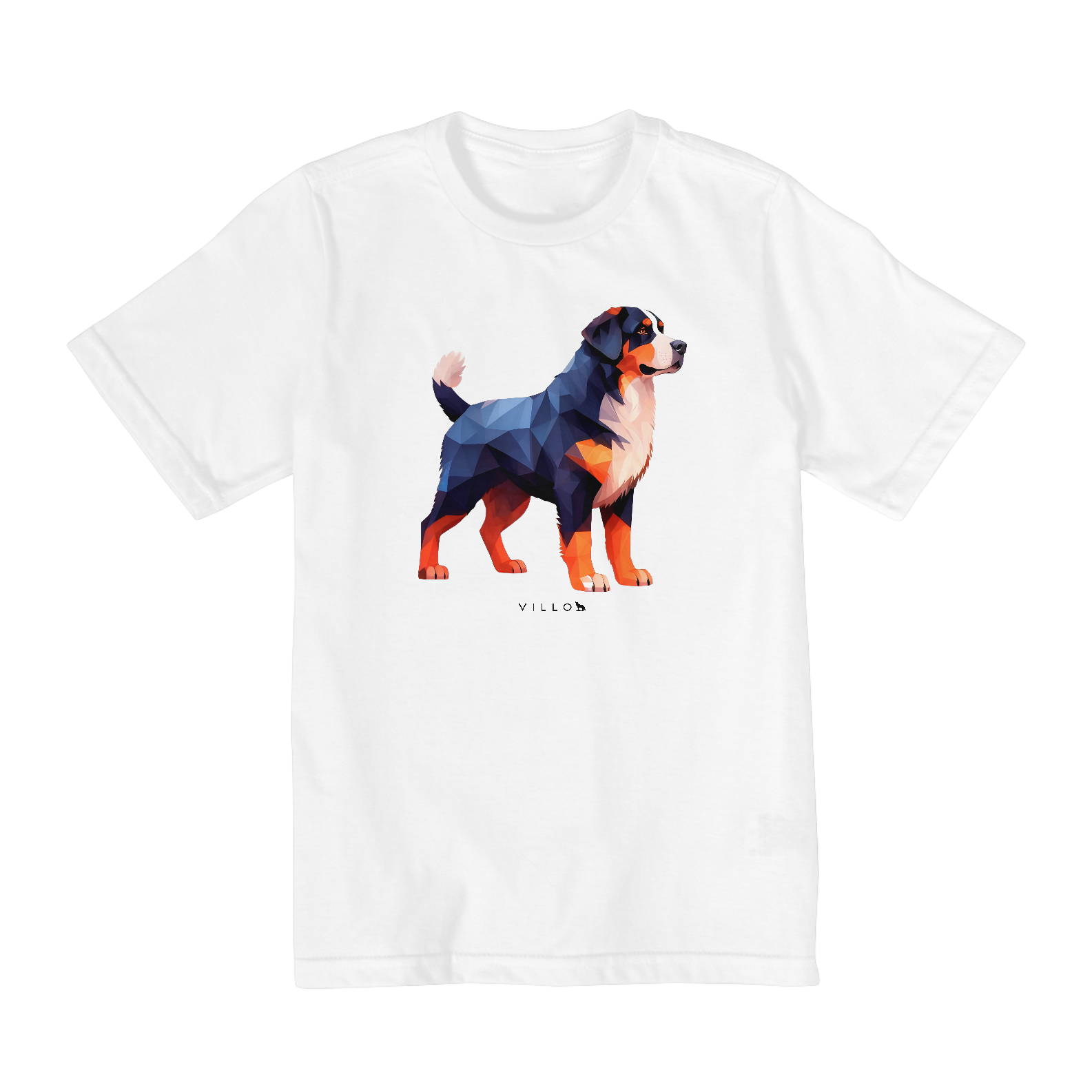 Camiseta Infantil Confort - De 2 a 8 anos Bernese (Boiadeiro de Berna)