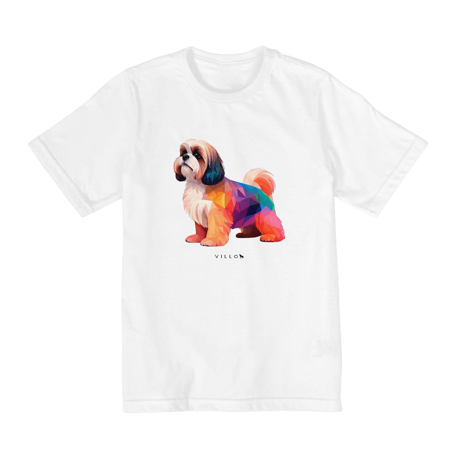Camiseta Infantil Confort - De 2 a 8 anos Shih Tzu