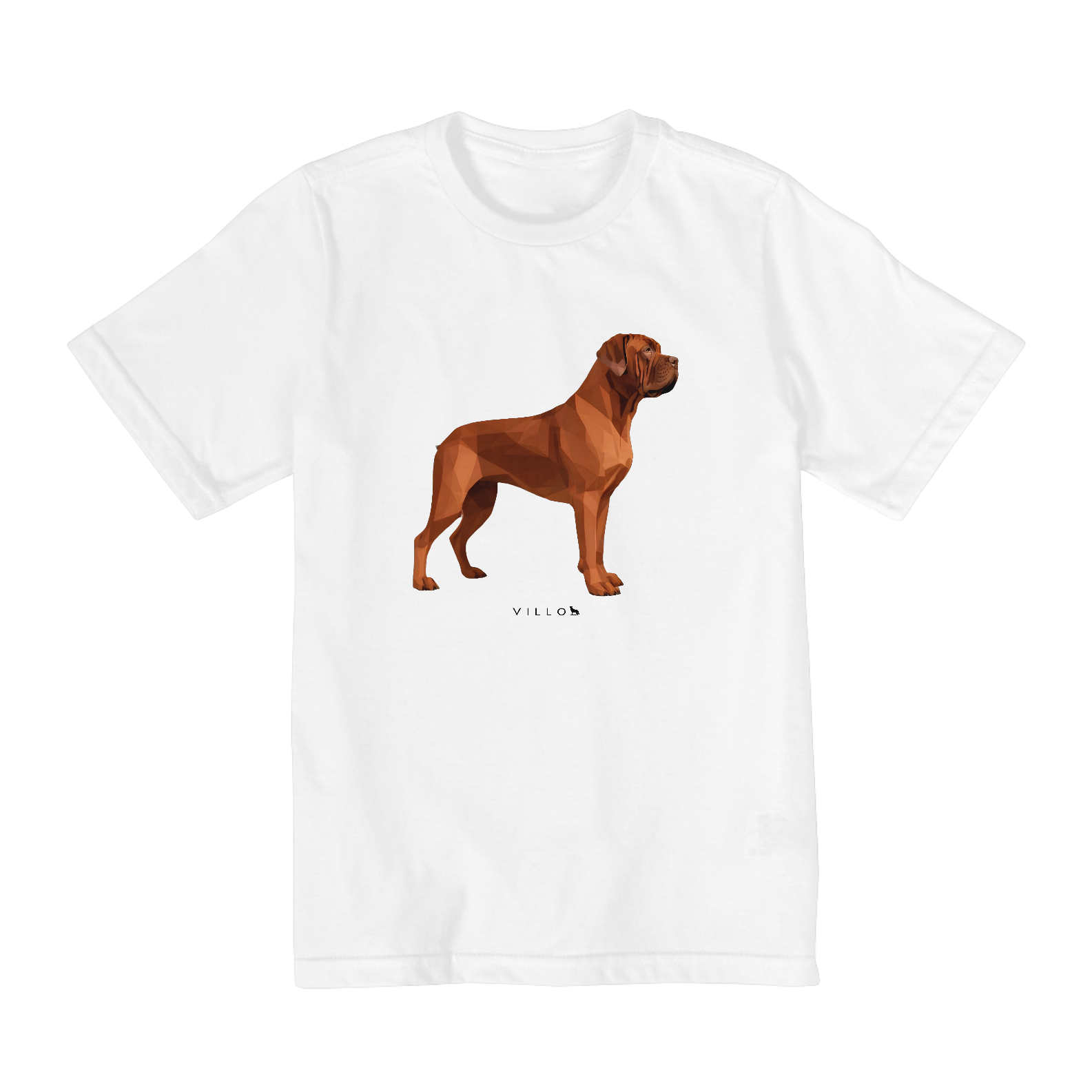 Camiseta Infantil Confort - De 2 a 8 anos Dogue de Bordeaux
