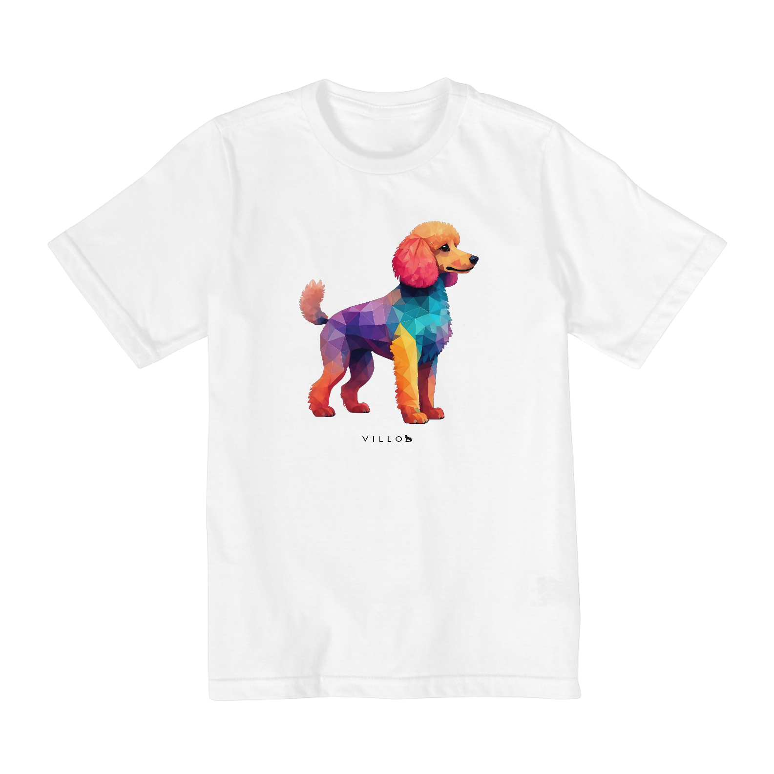 Camiseta Infantil Confort - De 2 a 8 anos Poodle