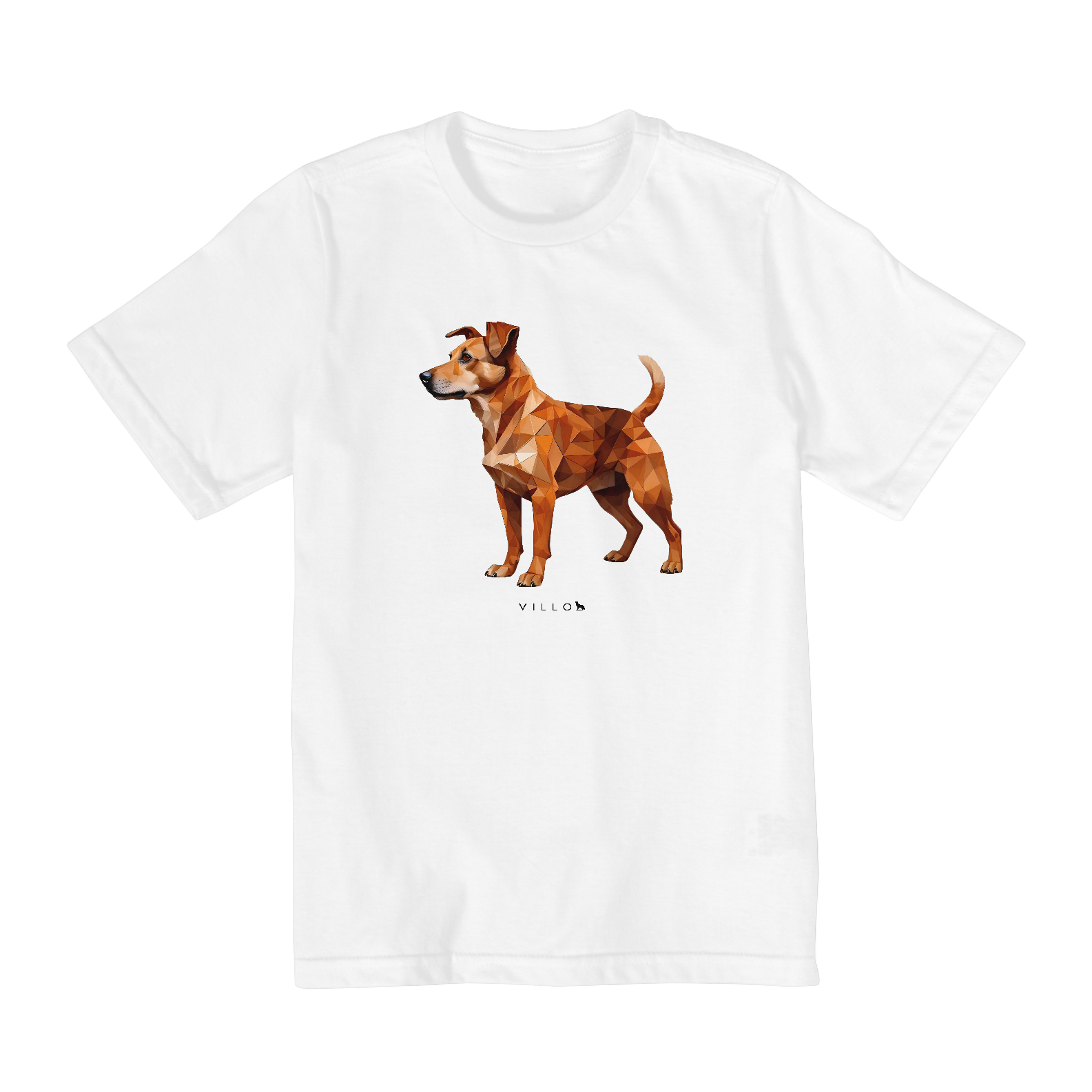 Camiseta Infantil Confort - De 2 a 8 anos Caramelo (sem raça)