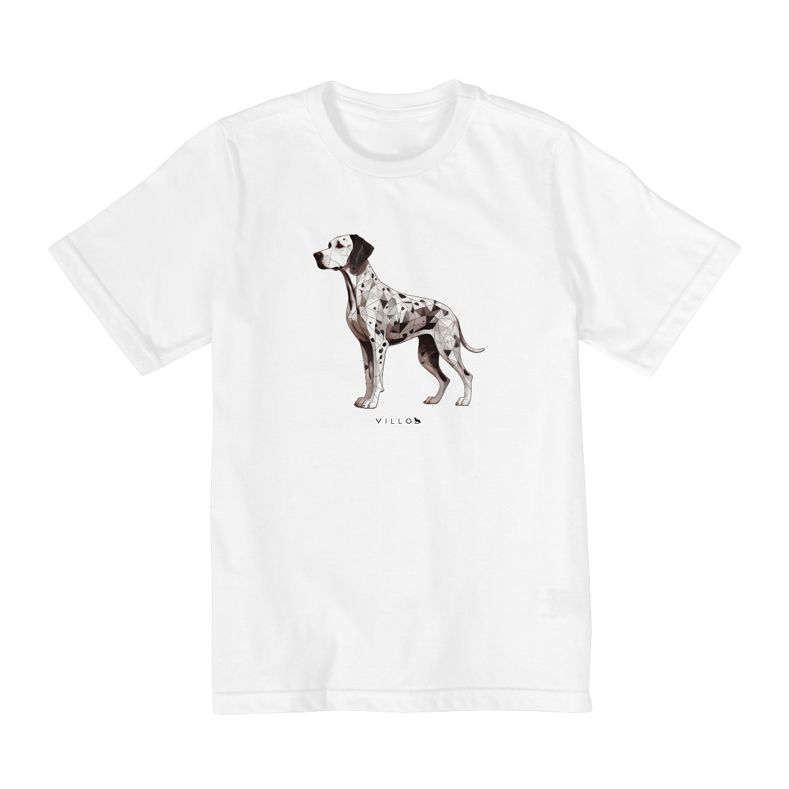 Camiseta Infantil Confort - De 2 a 8 anos Dálmata