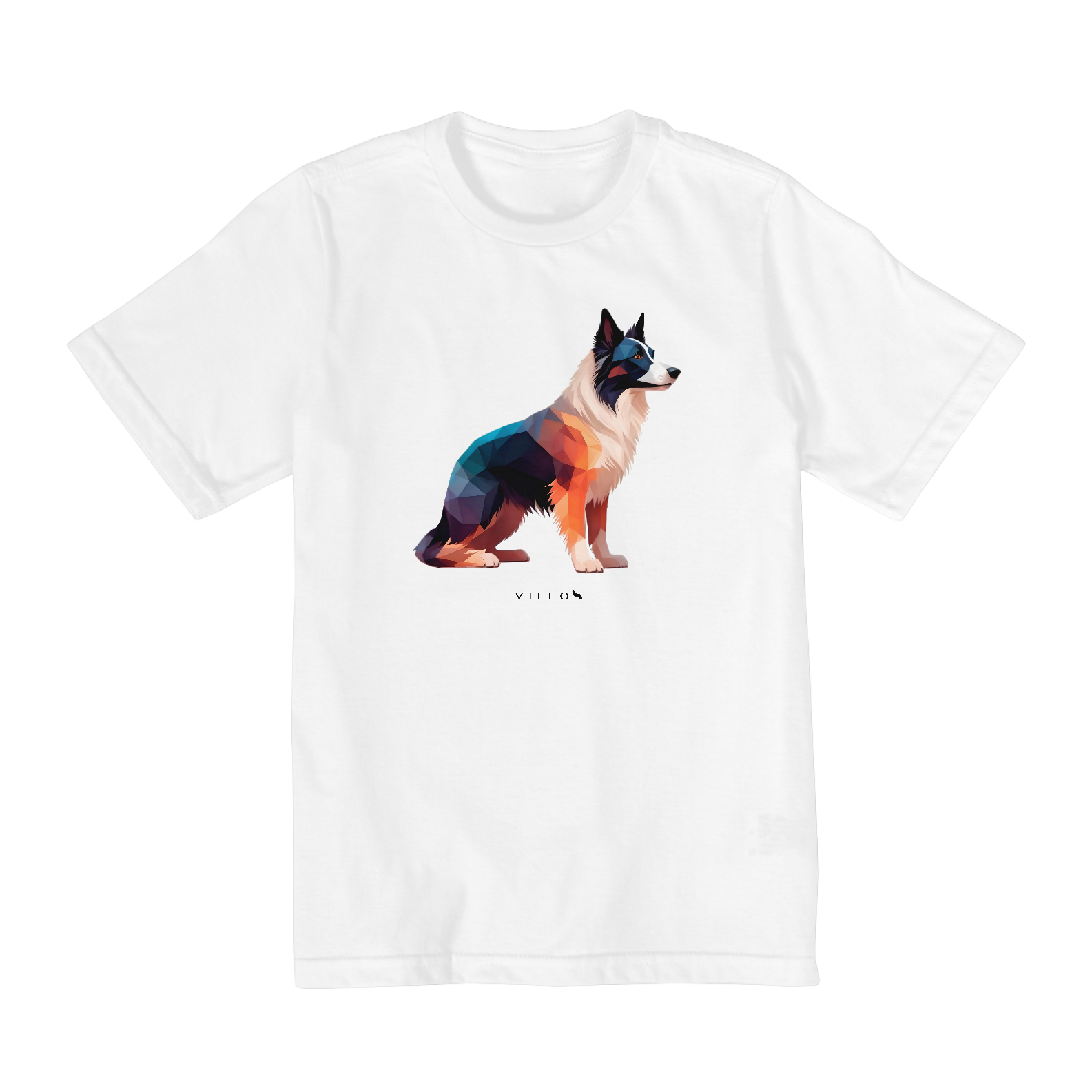 Camiseta Infantil Confort - De 2 a 8 anos Border Collie