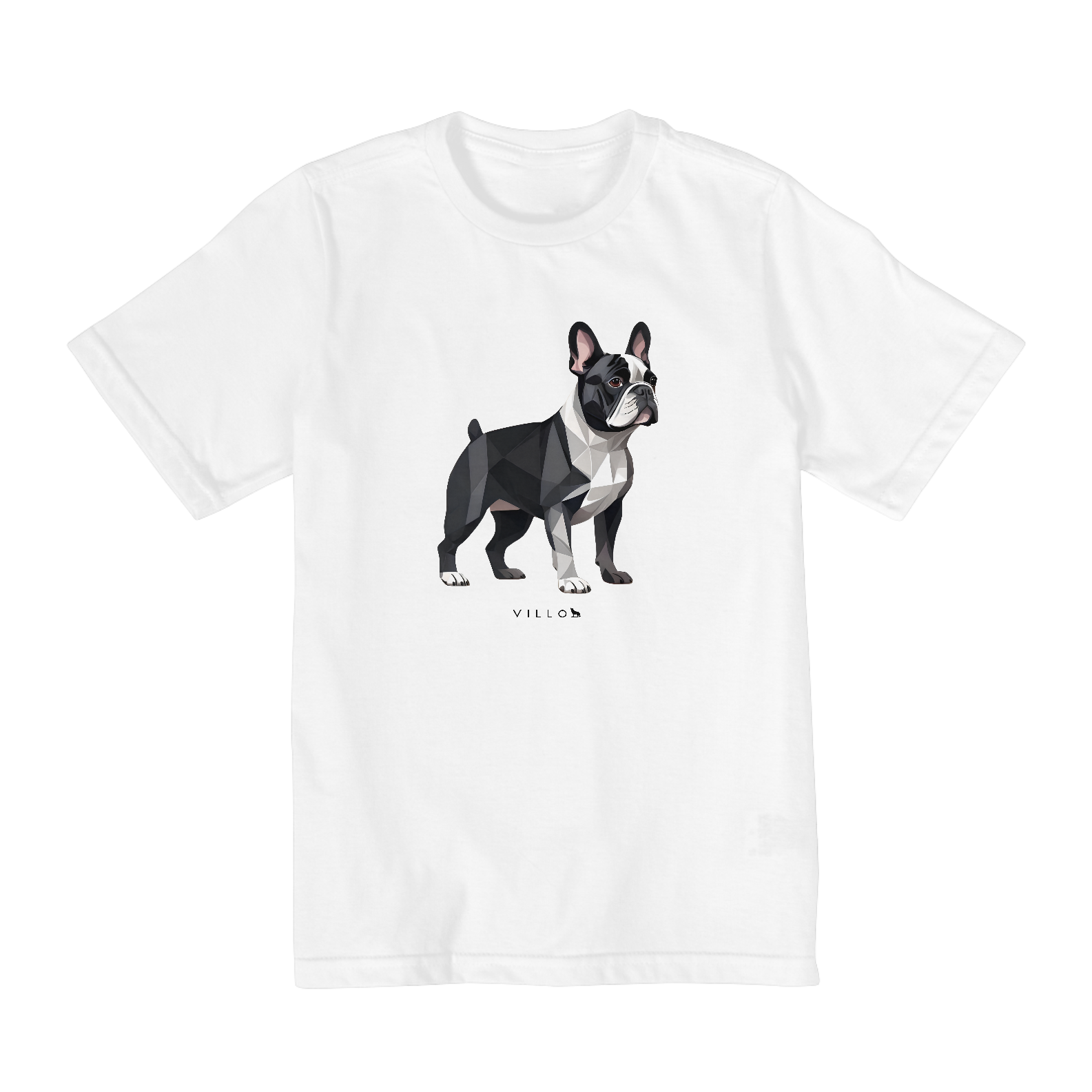 Camiseta Infantil Confort - De 2 a 8 anos Bulldog Frânces
