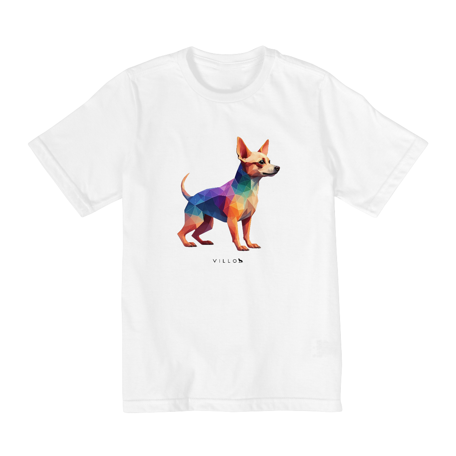 Camiseta Infantil Confort - De 2 a 8 anos Chihuahua
