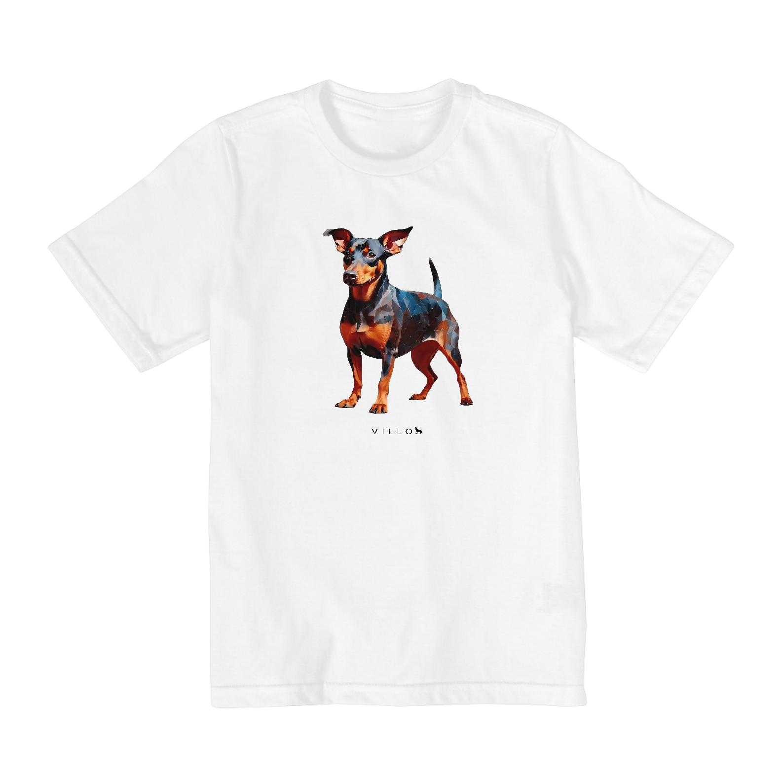 Camiseta Infantil Confort - De 2 a 8 anos Pinscher