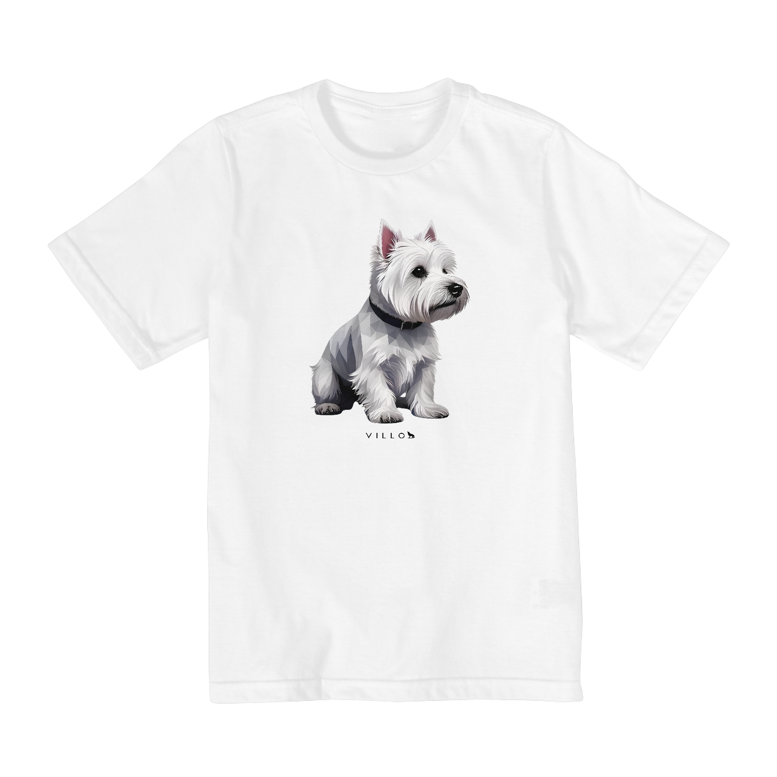 Camiseta Infantil Confort - De 2 a 8 anos West Highland White Terrier