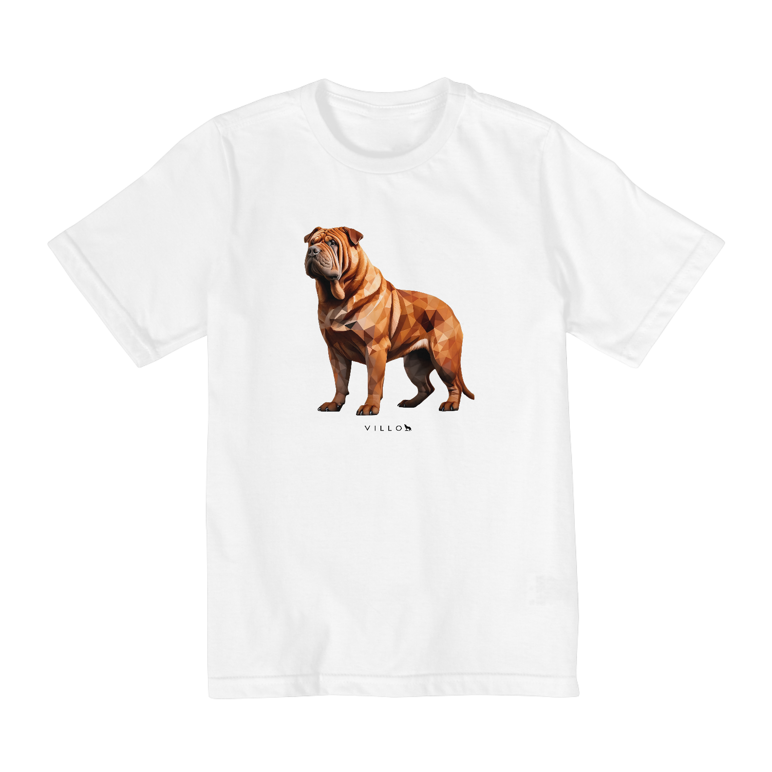 Camiseta Infantil Confort - De 2 a 8 anos Shar-pei