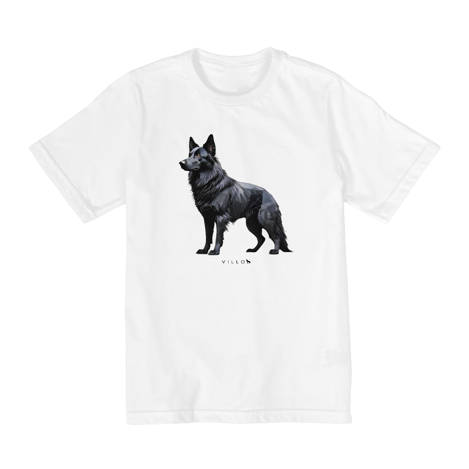Camiseta Infantil Confort - De 2 a 8 anos Pastor Belga