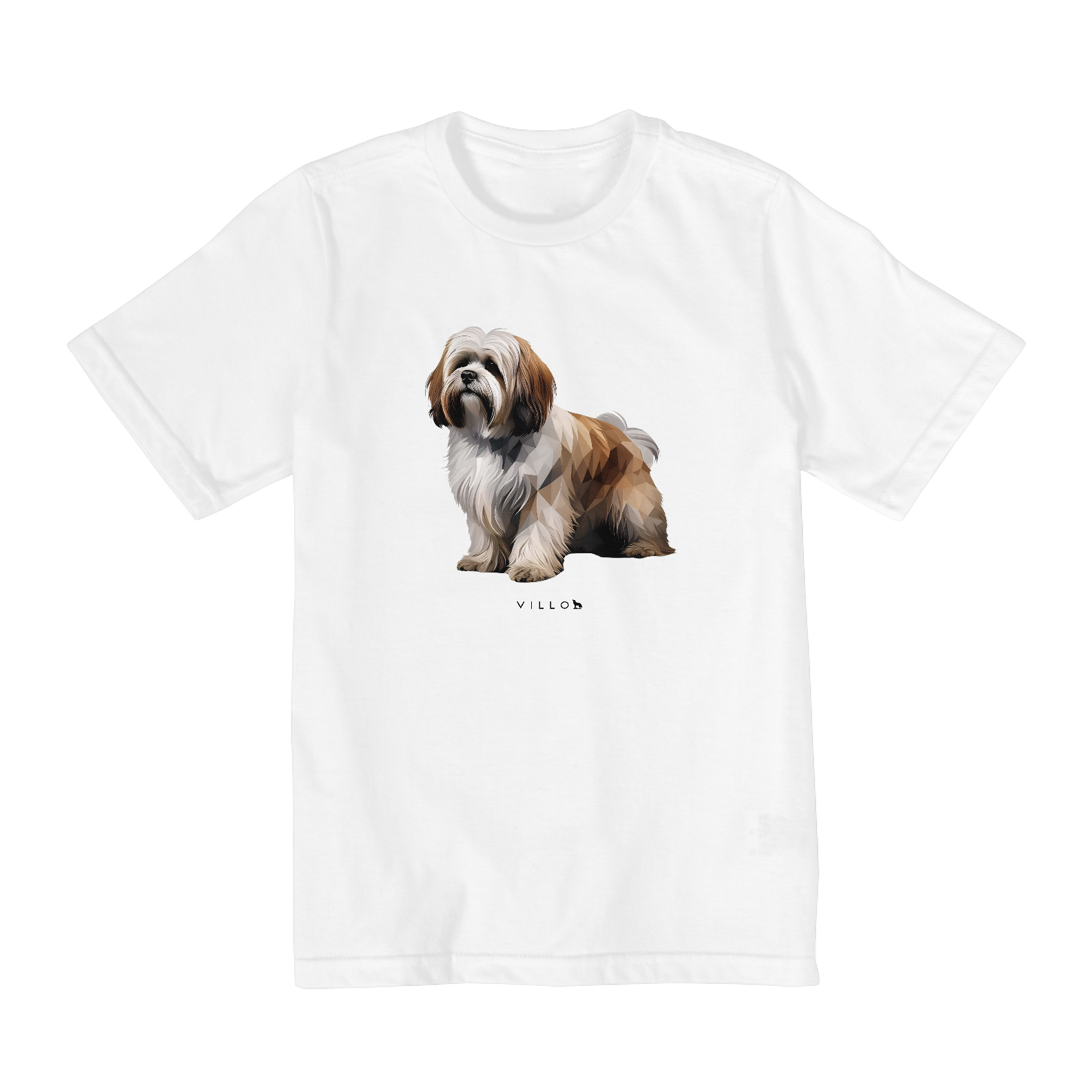 Camiseta Infantil Confort - De 2 a 8 anos Lhasa Apso