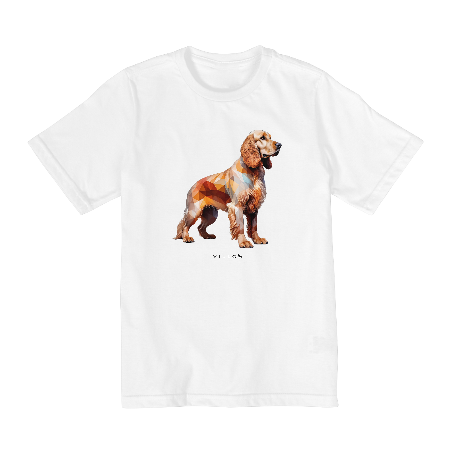Camiseta Infantil Confort - De 2 a 8 anos Cocker Spaniel Inglês