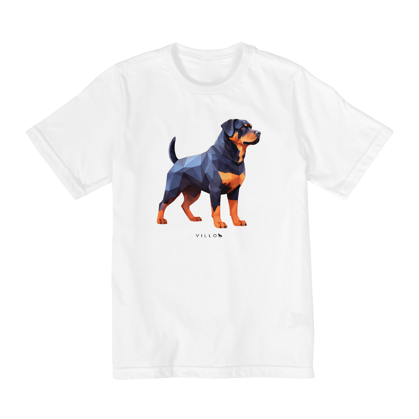 Camiseta Infantil Confort - De 10 a 14 anos Rottweiler