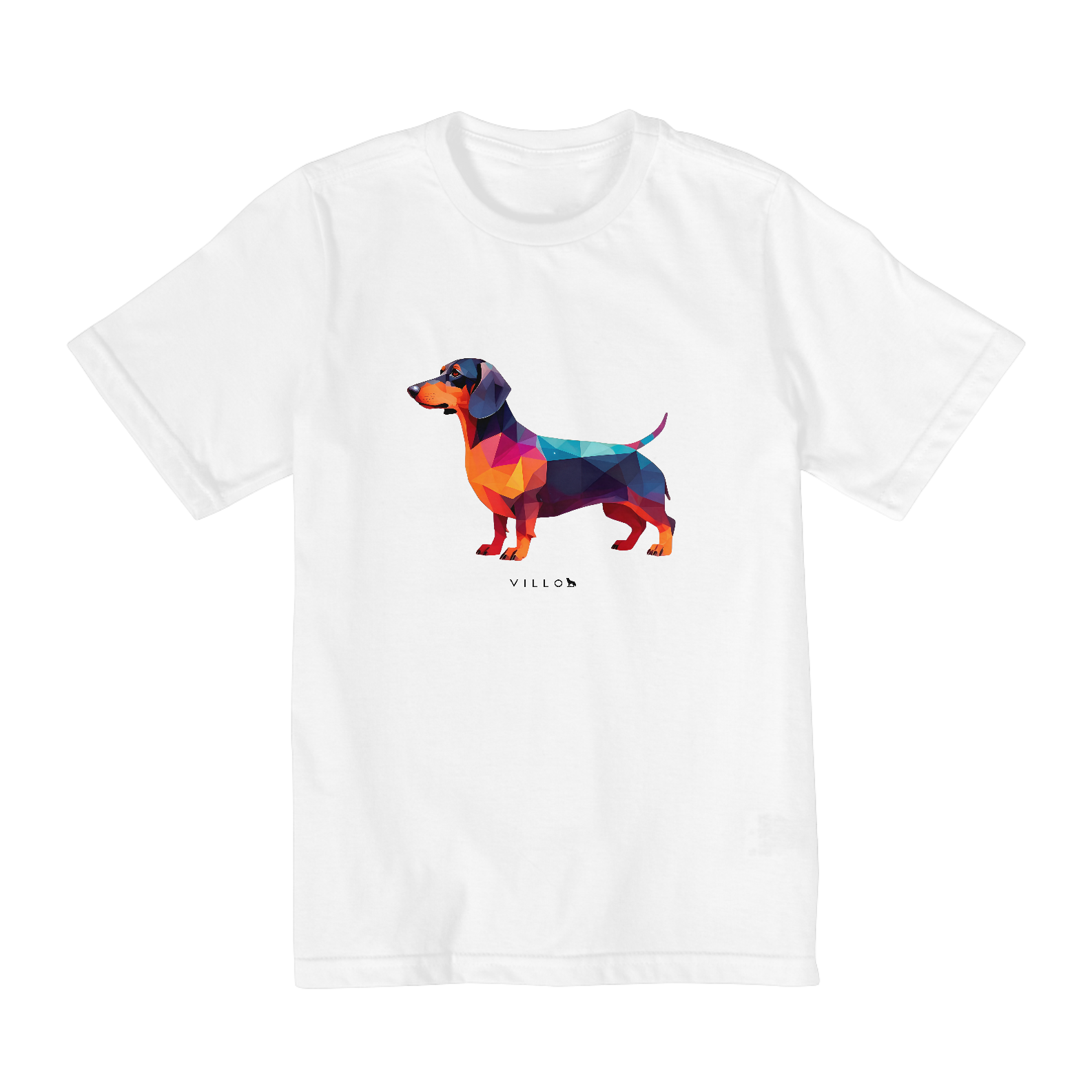 Camiseta Infantil Confort - De 10 a 14 anos Dachshund