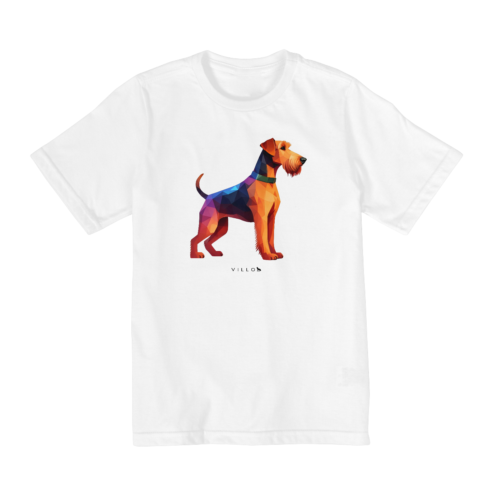 Camiseta Infantil Confort - De 10 a 14 anos Airedale Terrier