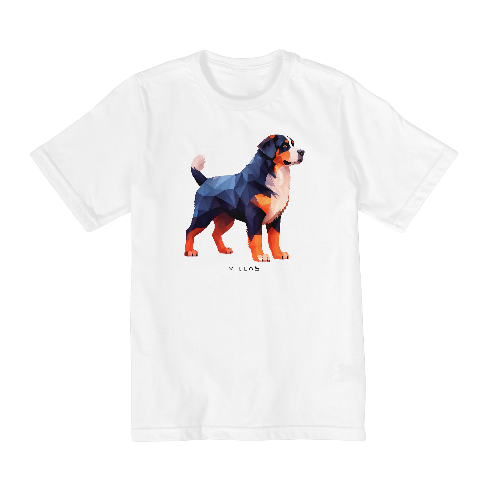 Camiseta Infantil Confort - De 10 a 14 anos Bernese (Boiadeiro de Berna)