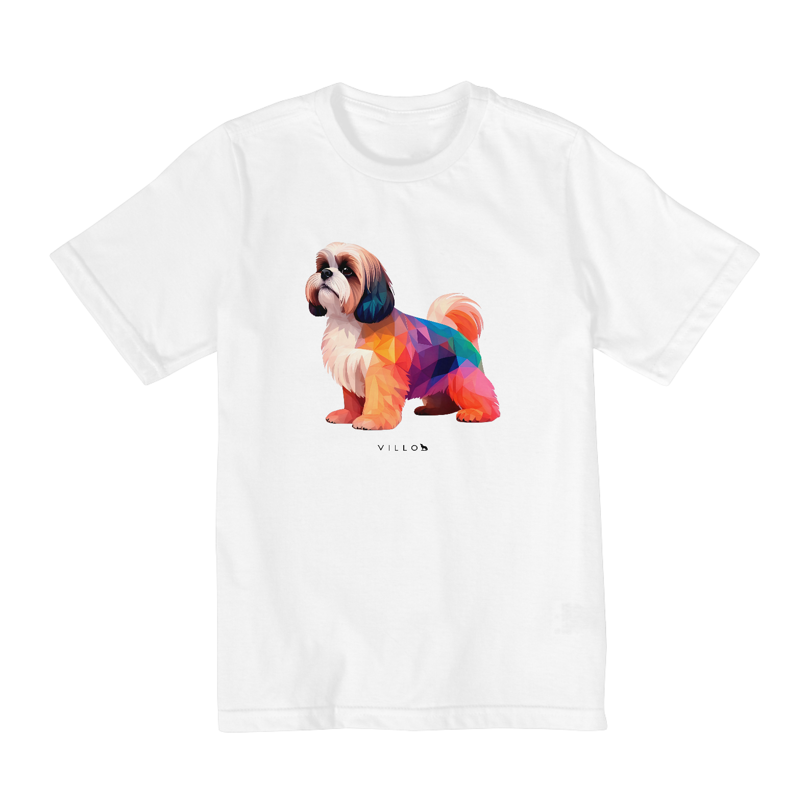 Camiseta Infantil Confort - De 10 a 14 anos Shih Tzu