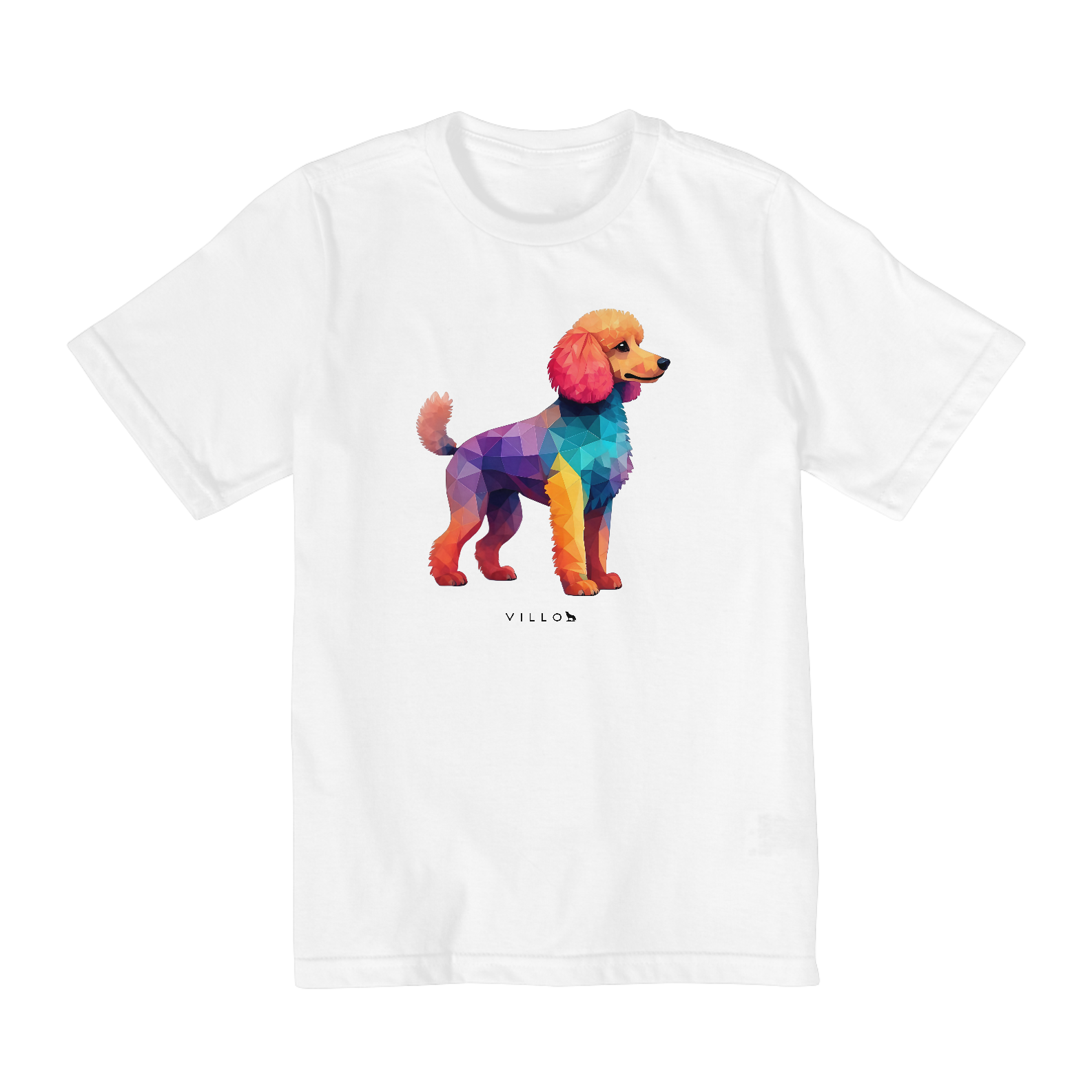 Camiseta Infantil Confort - De 10 a 14 anos Poodle
