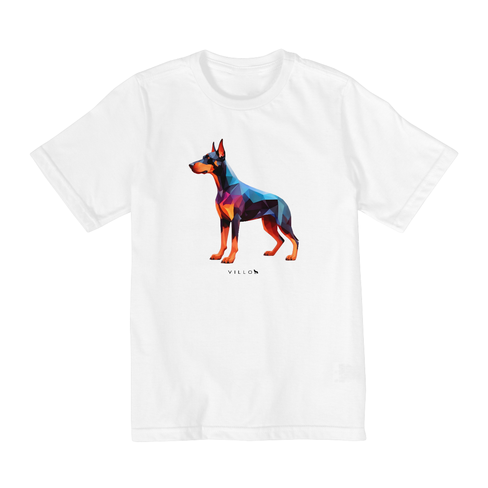 Camiseta Infantil Confort - De 10 a 14 anos Dobermann