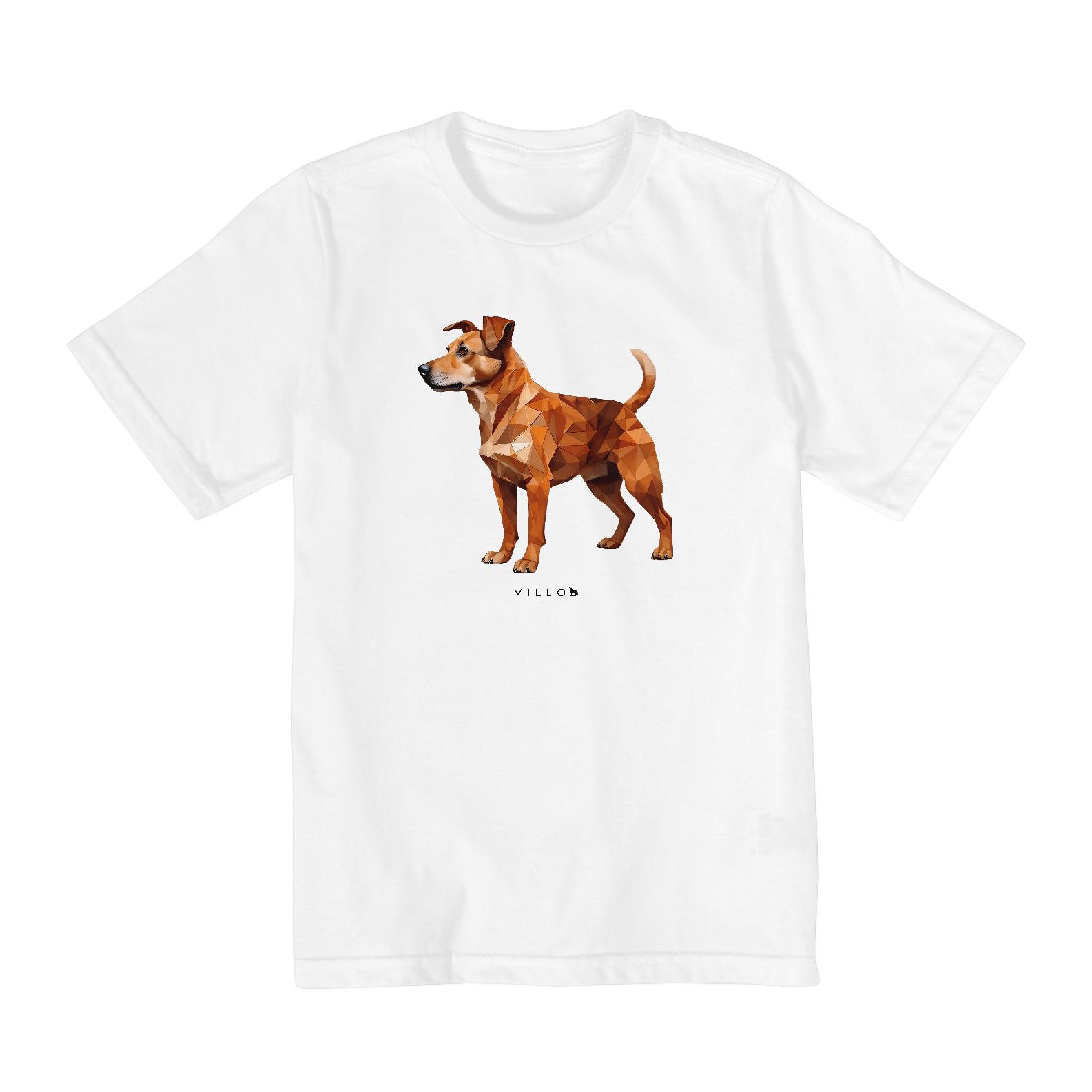 Camiseta Infantil Confort - De 10 a 14 anos Caramelo (sem raça)