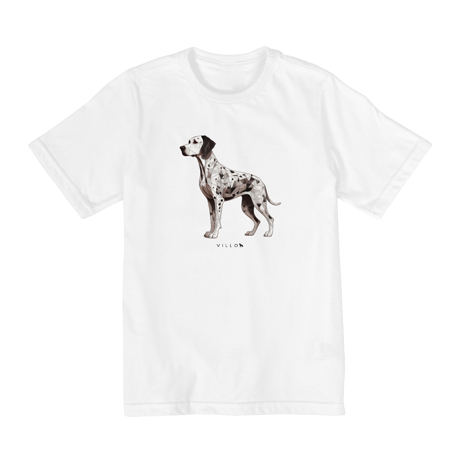 Camiseta Infantil Confort - De 10 a 14 anos Dálmata