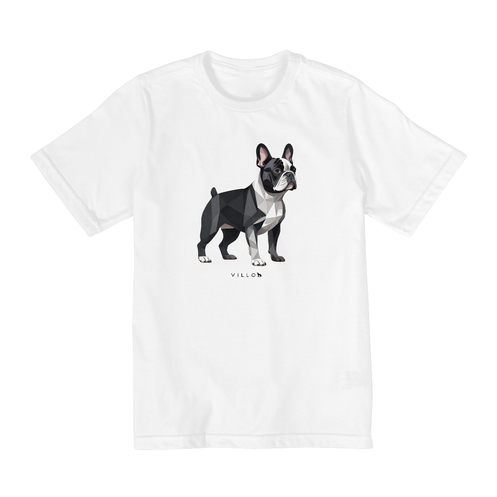 Camiseta Infantil Confort - De 10 a 14 anos Bulldog Frânces