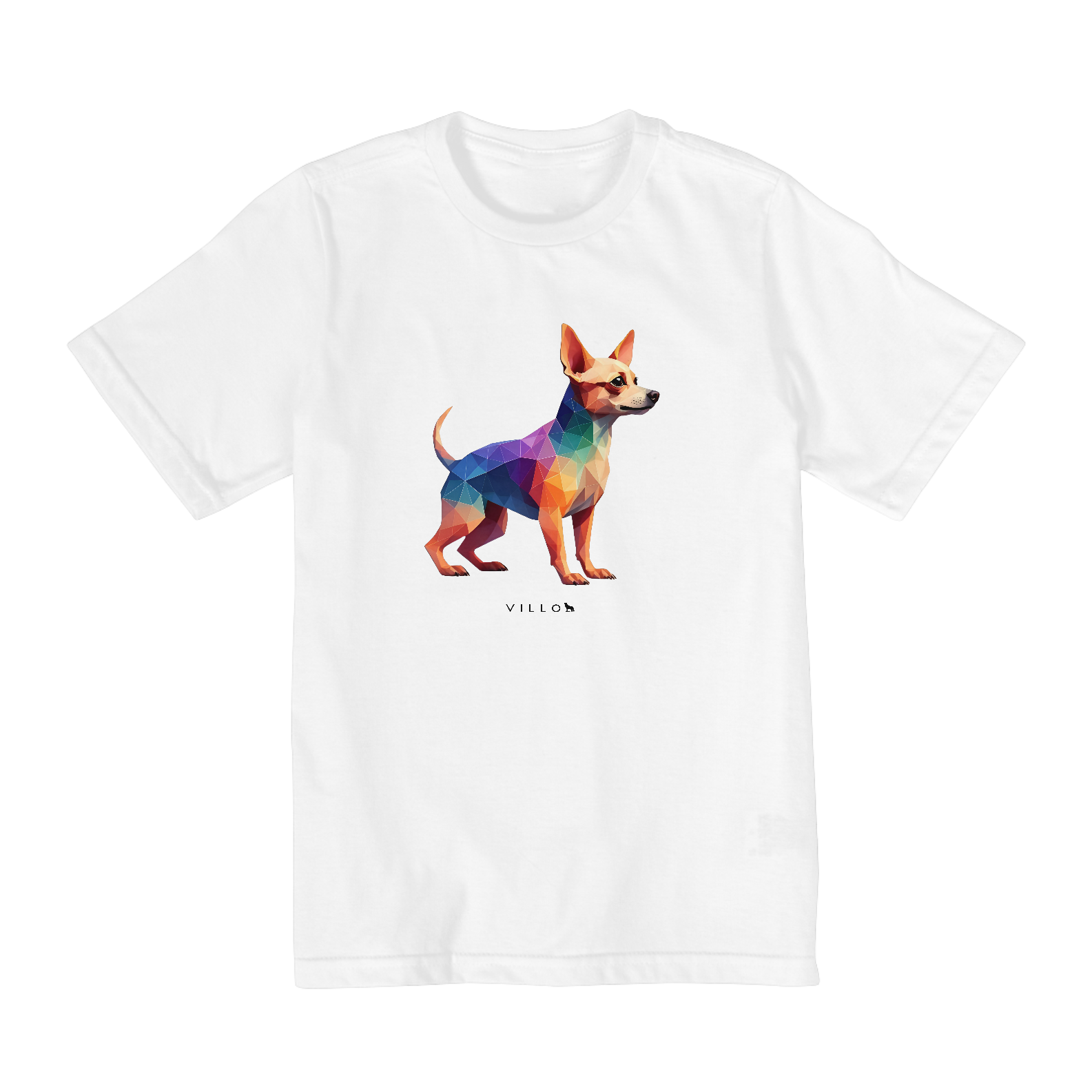 Camiseta Infantil Confort - De 10 a 14 anos Chihuahua