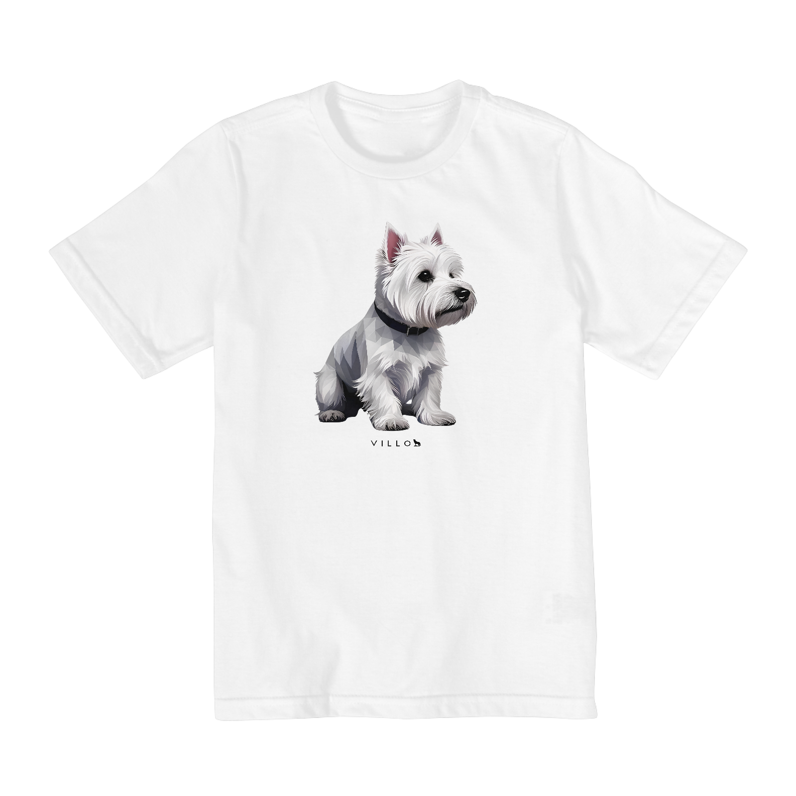 Camiseta Infantil Confort - De 10 a 14 anos West Highland White