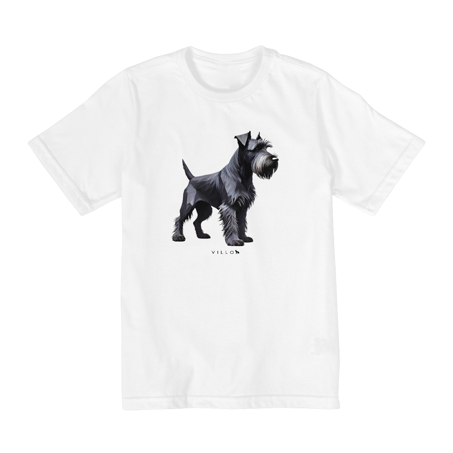 Camiseta Infantil Confort - De 10 a 14 anos Schnauzer