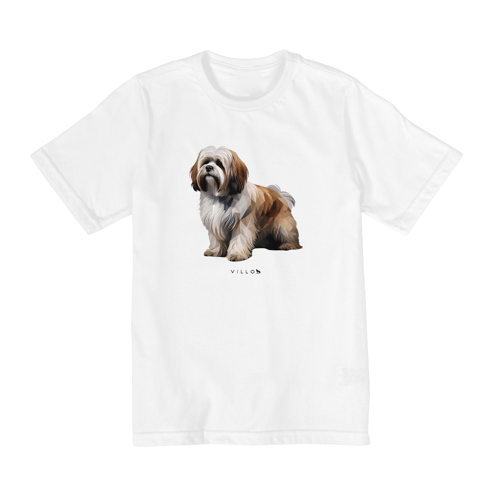 Camiseta Infantil Confort - De 10 a 14 anos Lhasa Apso