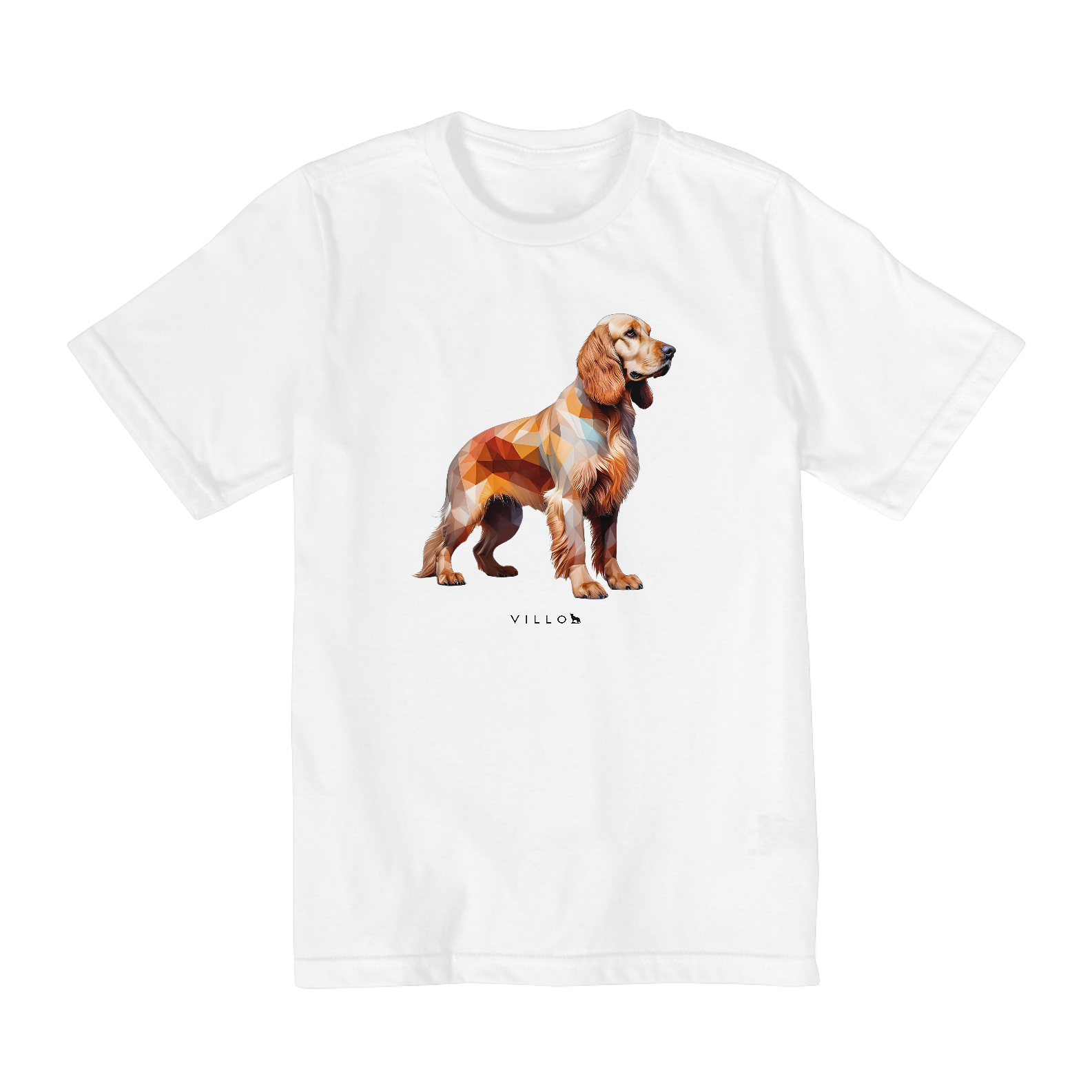 Camiseta Infantil Confort - De 10 a 14 anos Cocker Spaniel Inglês