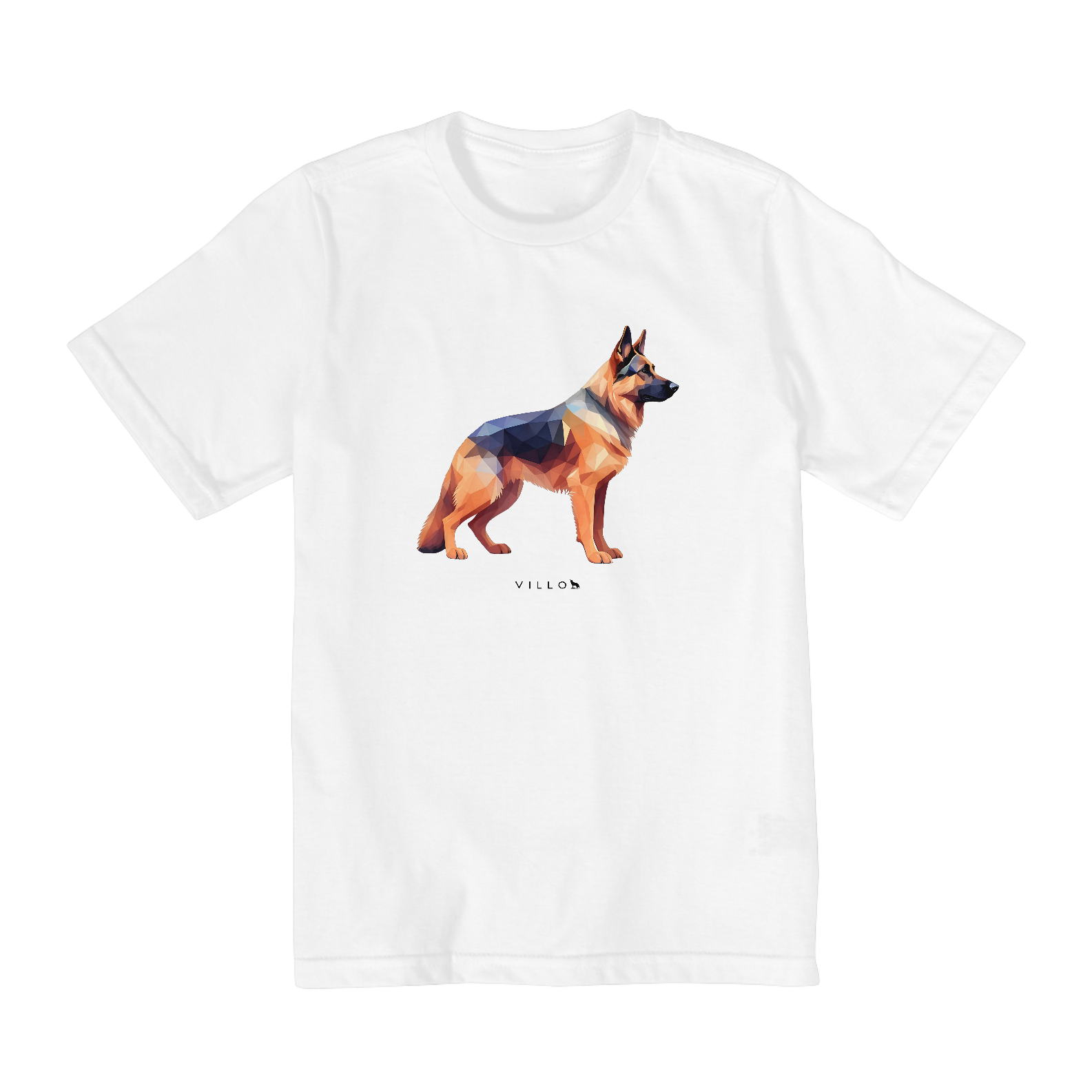 Camiseta Infantil Confort - De 10 a 14 anos Pastor Alemão