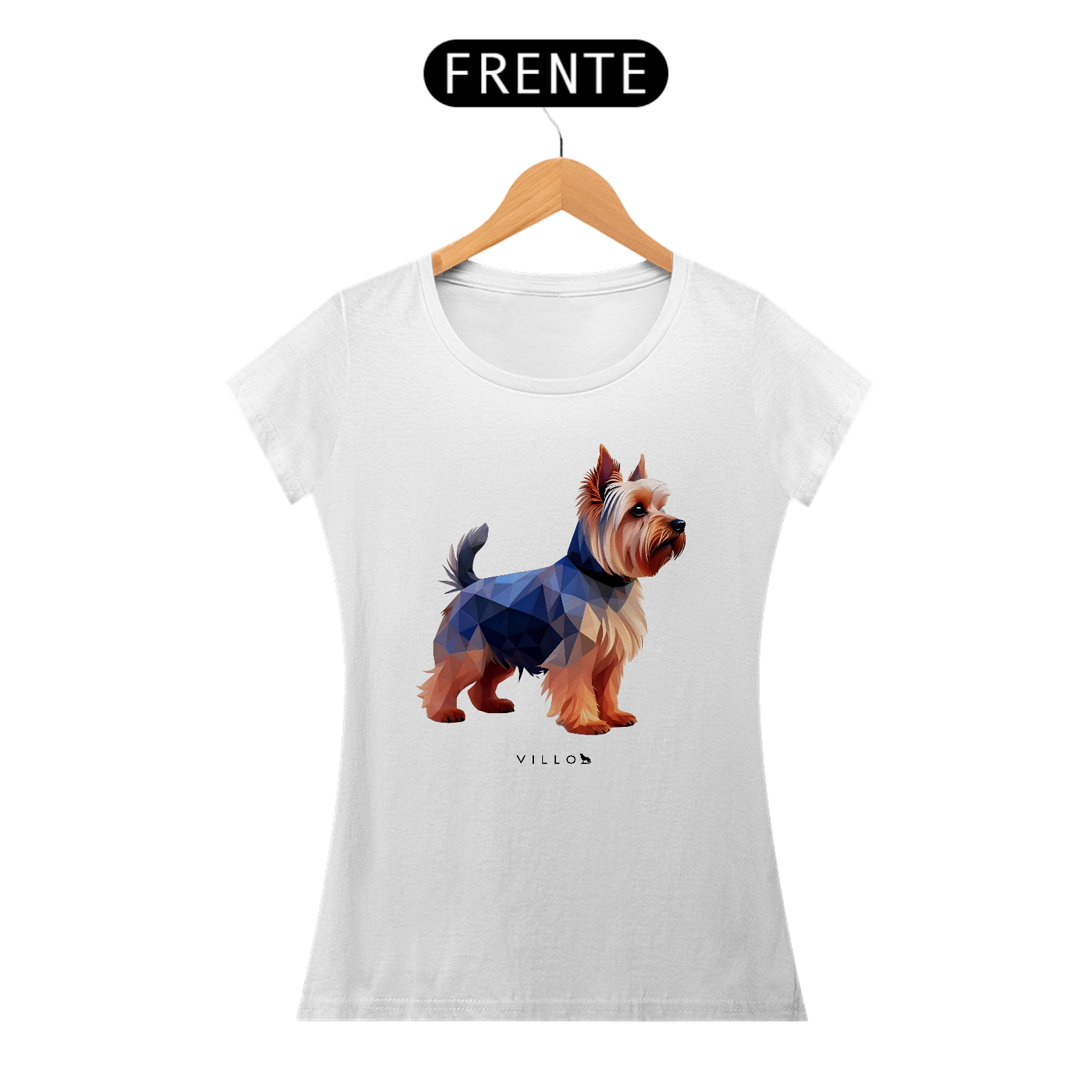 Camiseta Baby Long Confort Yorkshire Terrier 