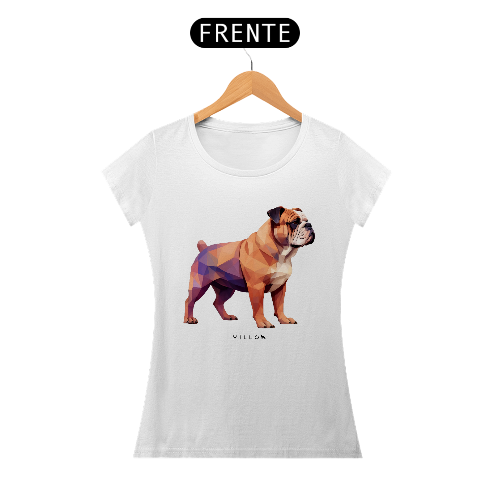 Camiseta Baby Long Confort Bulldog