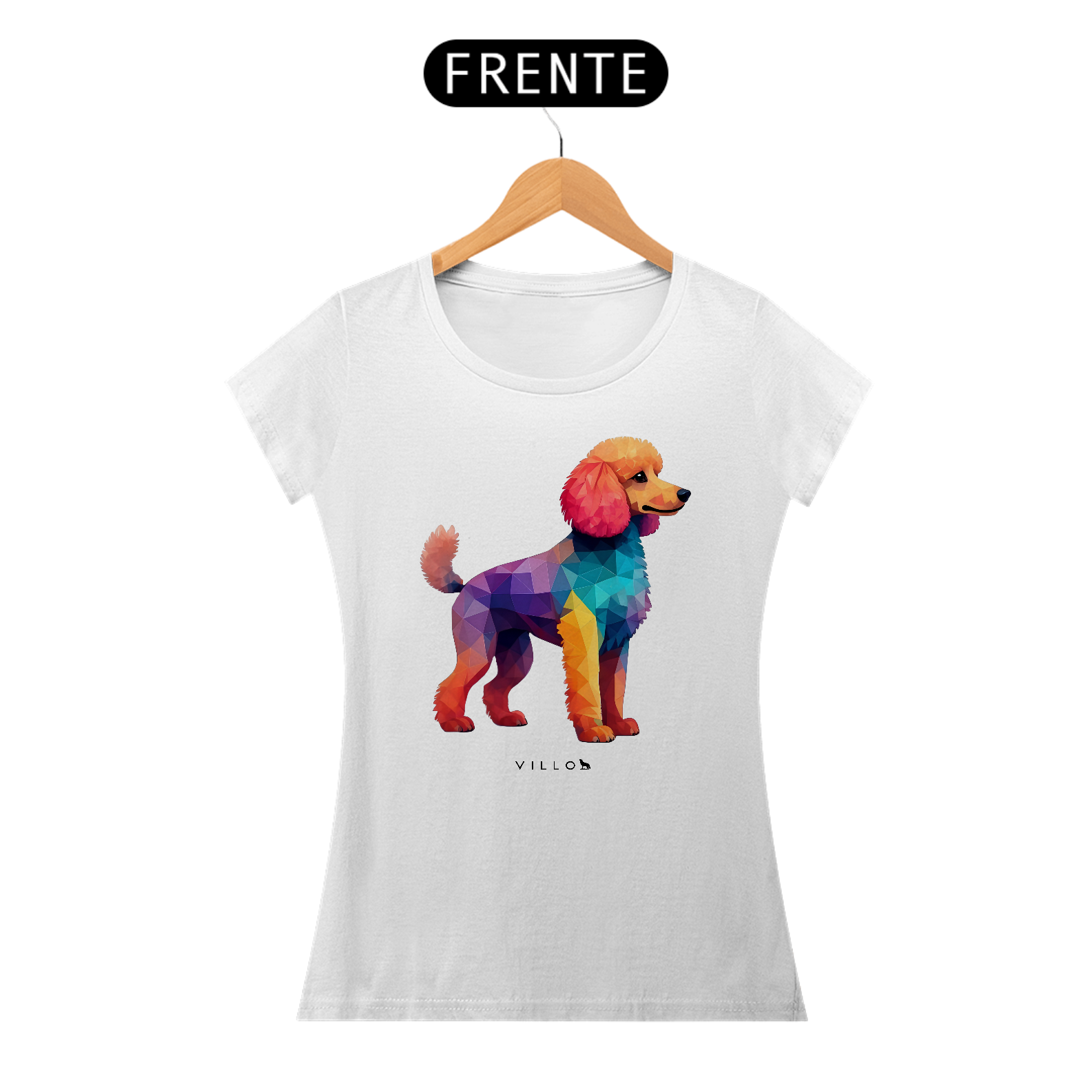 Camiseta Baby Long Confort Poodle
