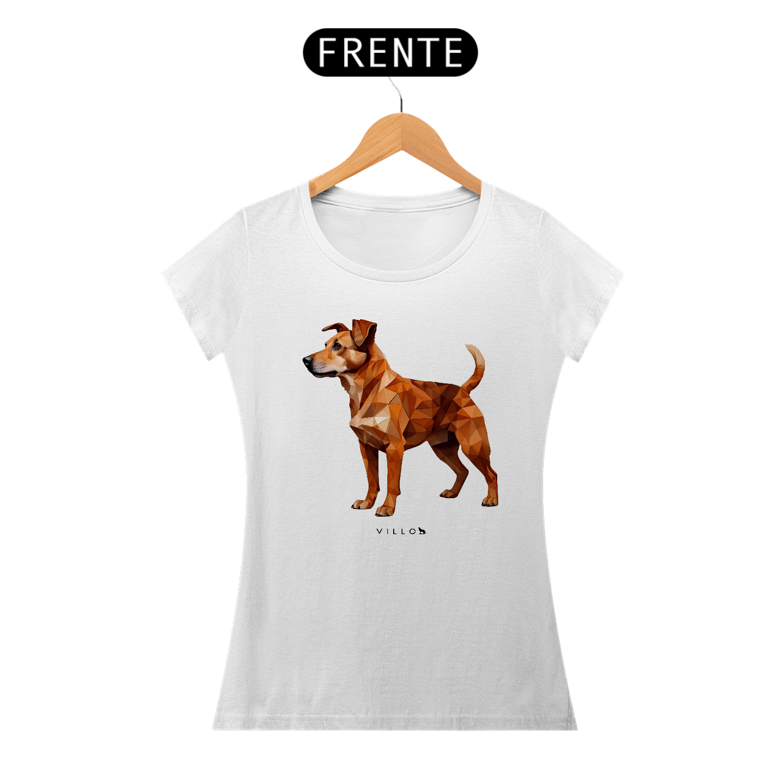 Camiseta Baby Long Confort Caramelo (sem raça)
