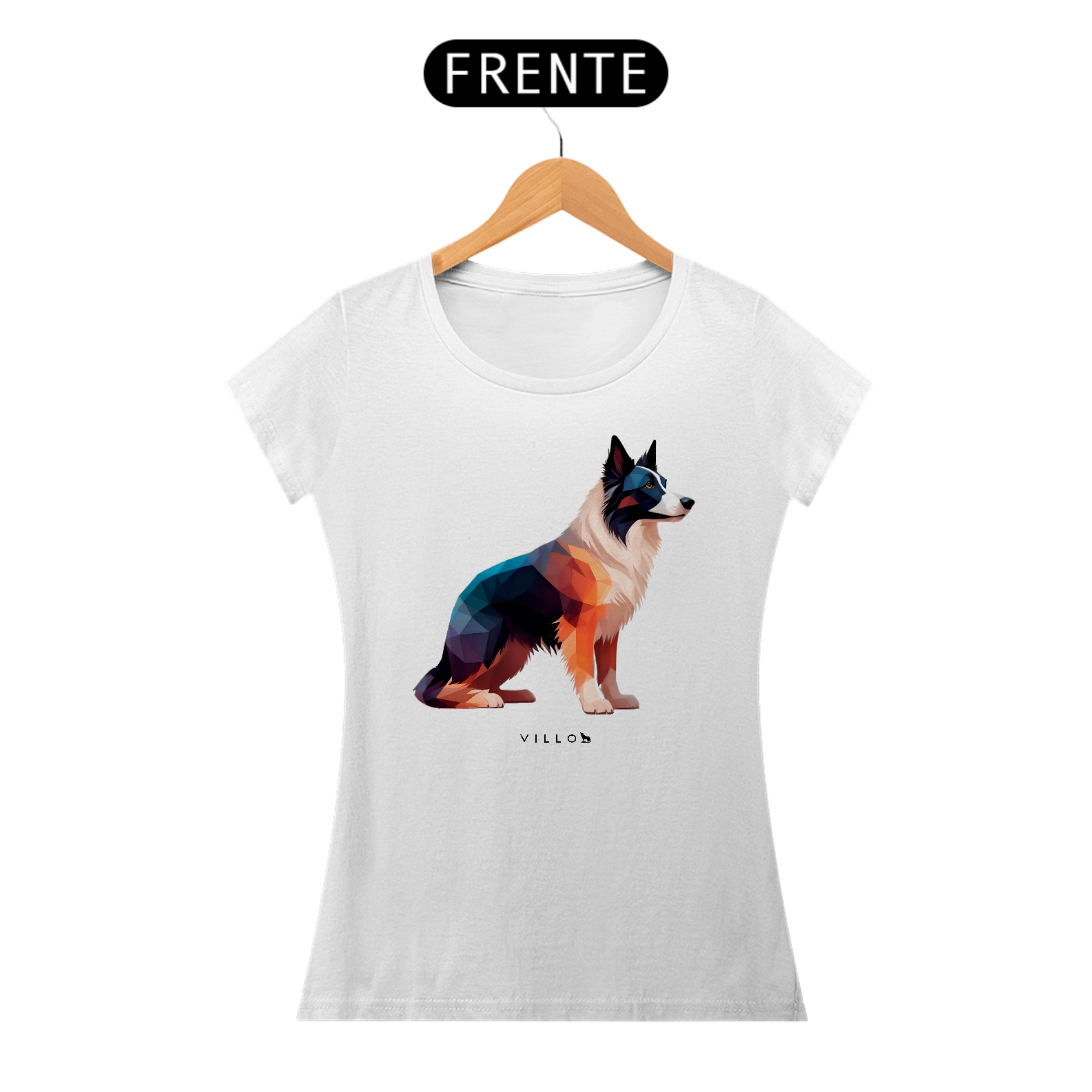 Camiseta Baby Long Confort Border Collie