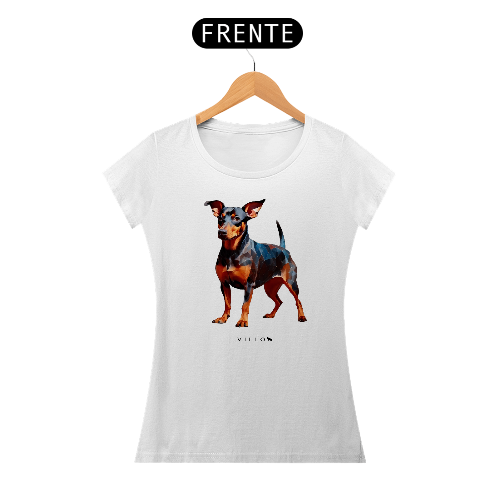 Camiseta Baby Long Confort Pinscher