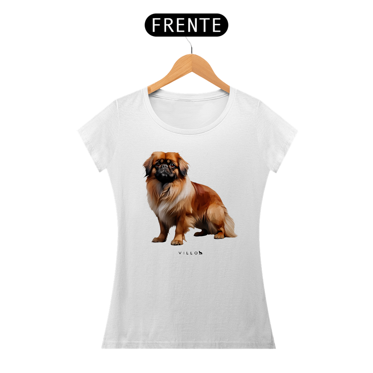 Camiseta Baby Long Confort Pequinês