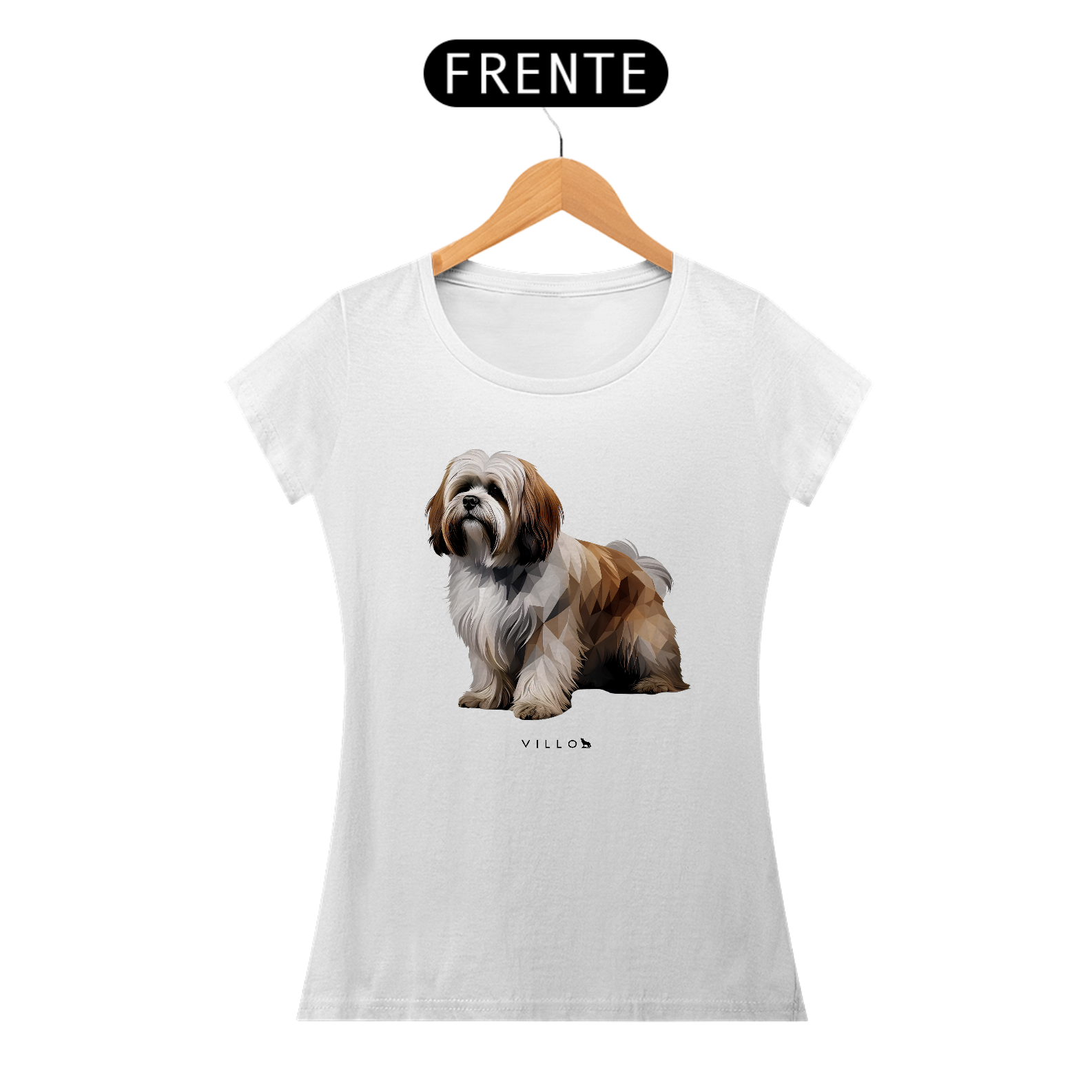 Camiseta Baby Long Confort Lhasa Apso