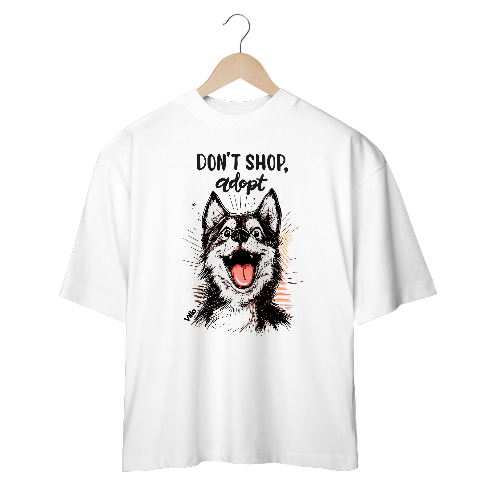 Oversized Vibe Don´t shop Adopt