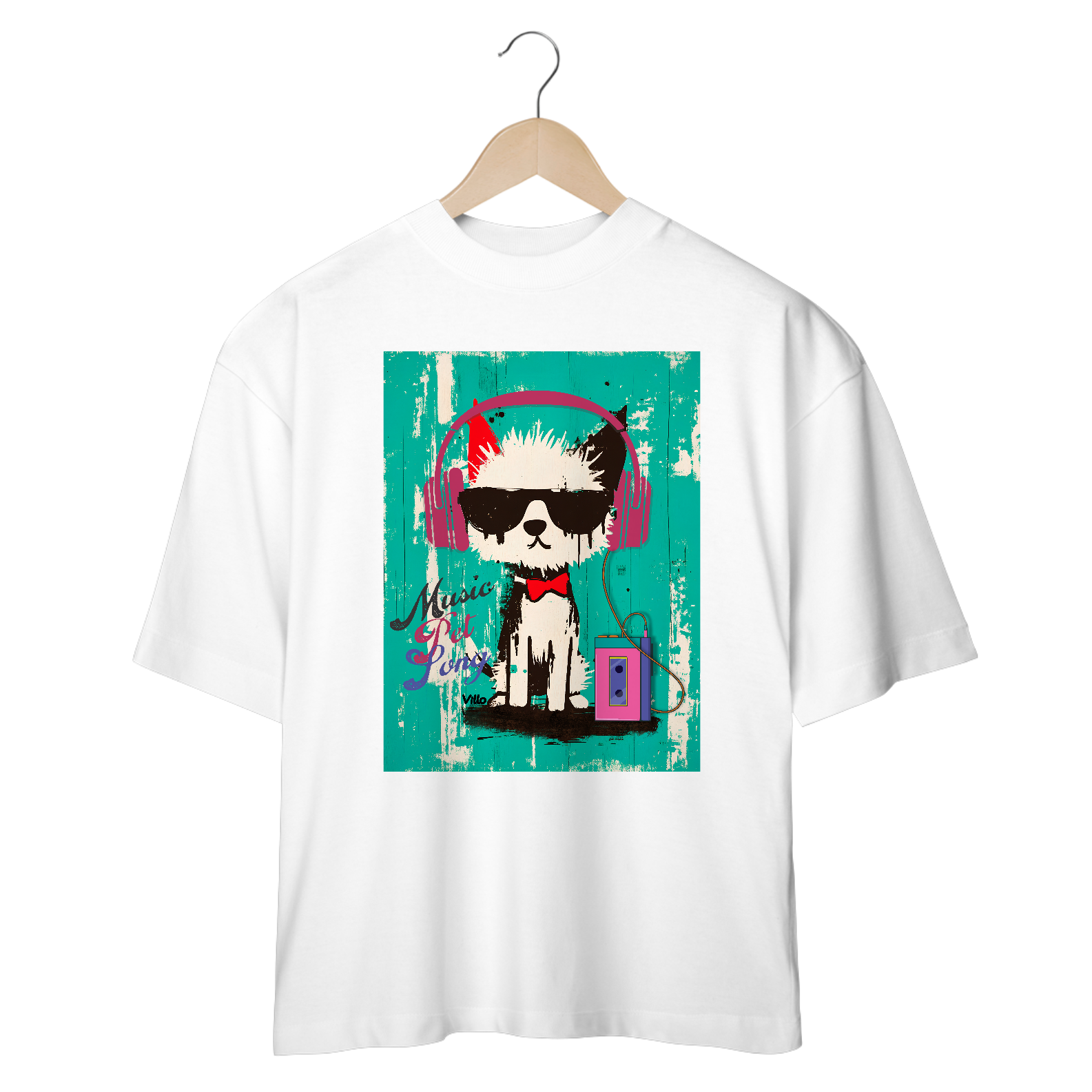 Oversized Vibe Music Pet Song
