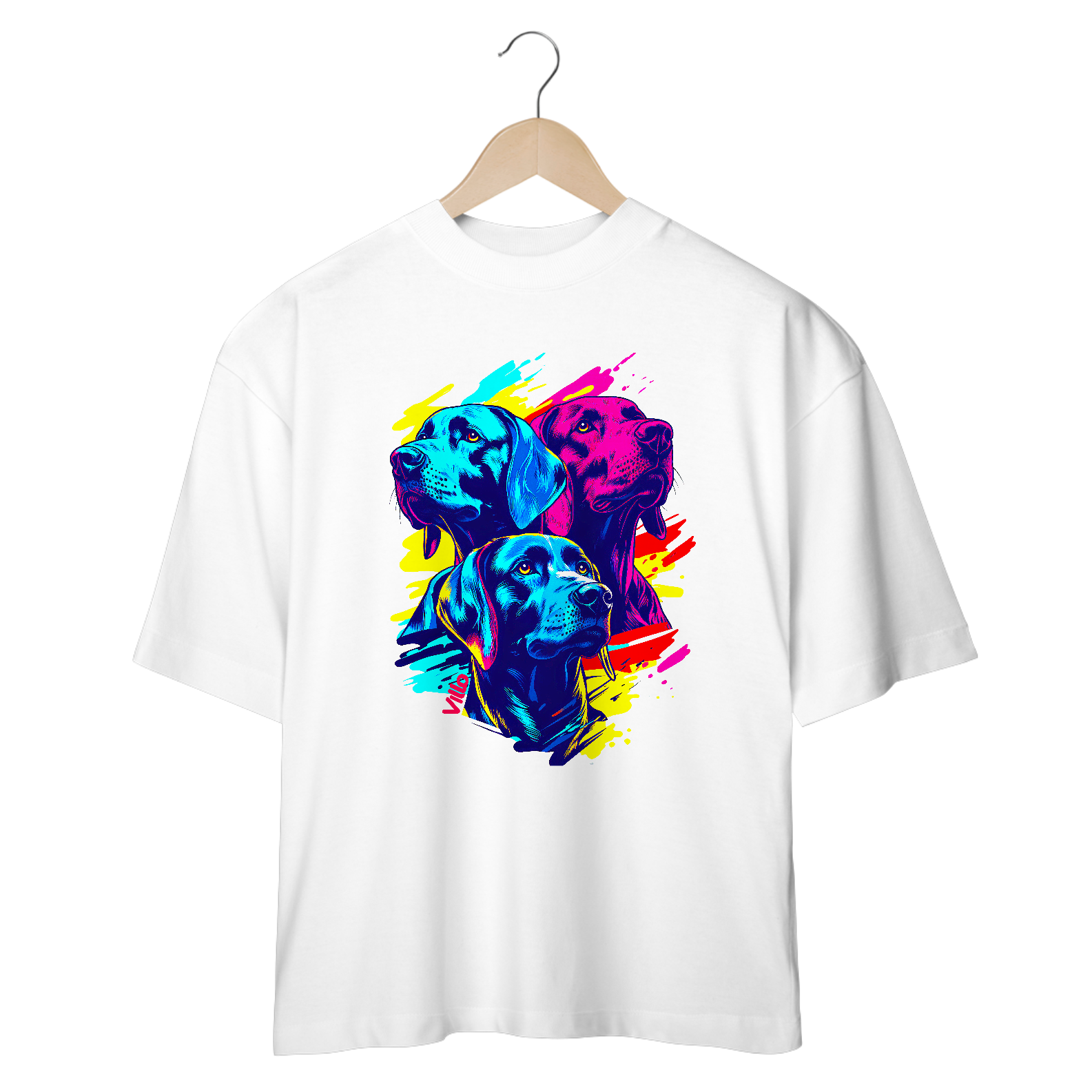 Oversized Vibe Artistic Dogue Alemão