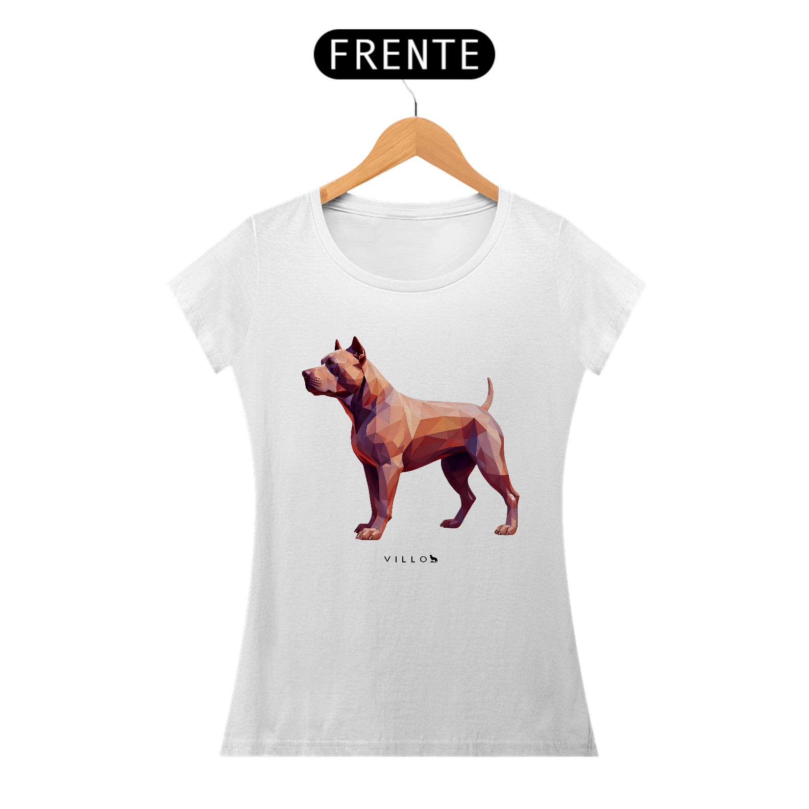 Camiseta Baby Long Confort Pitbull
